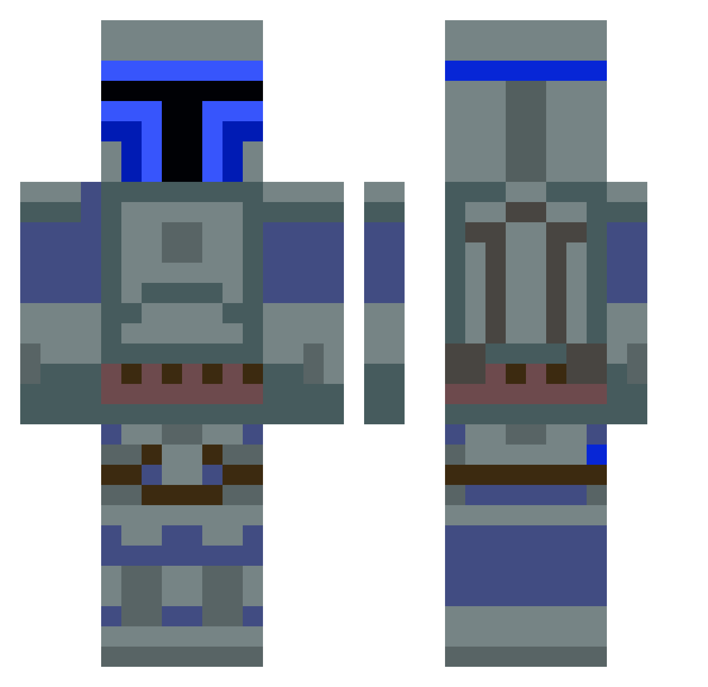 heyaurel1234 Minecraft skin, front and back view