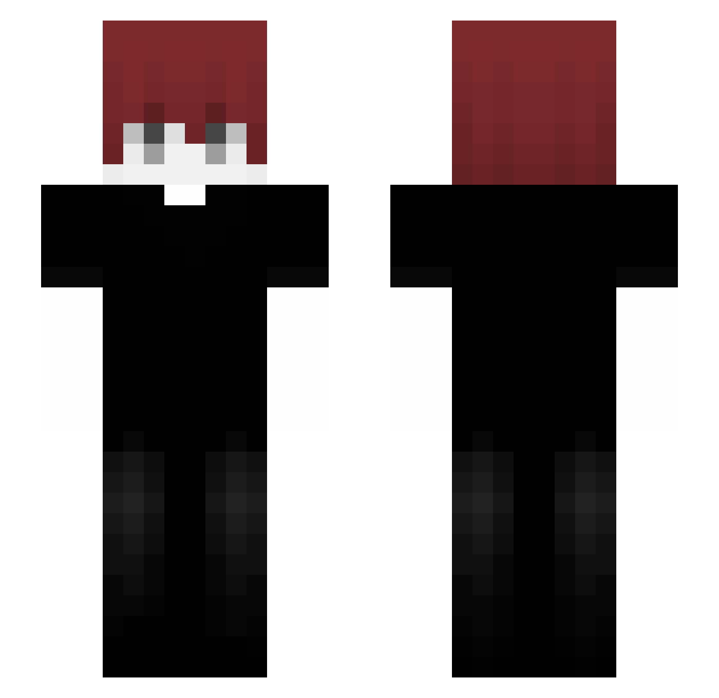 WDGASTER417 Minecraft skin, front and back view