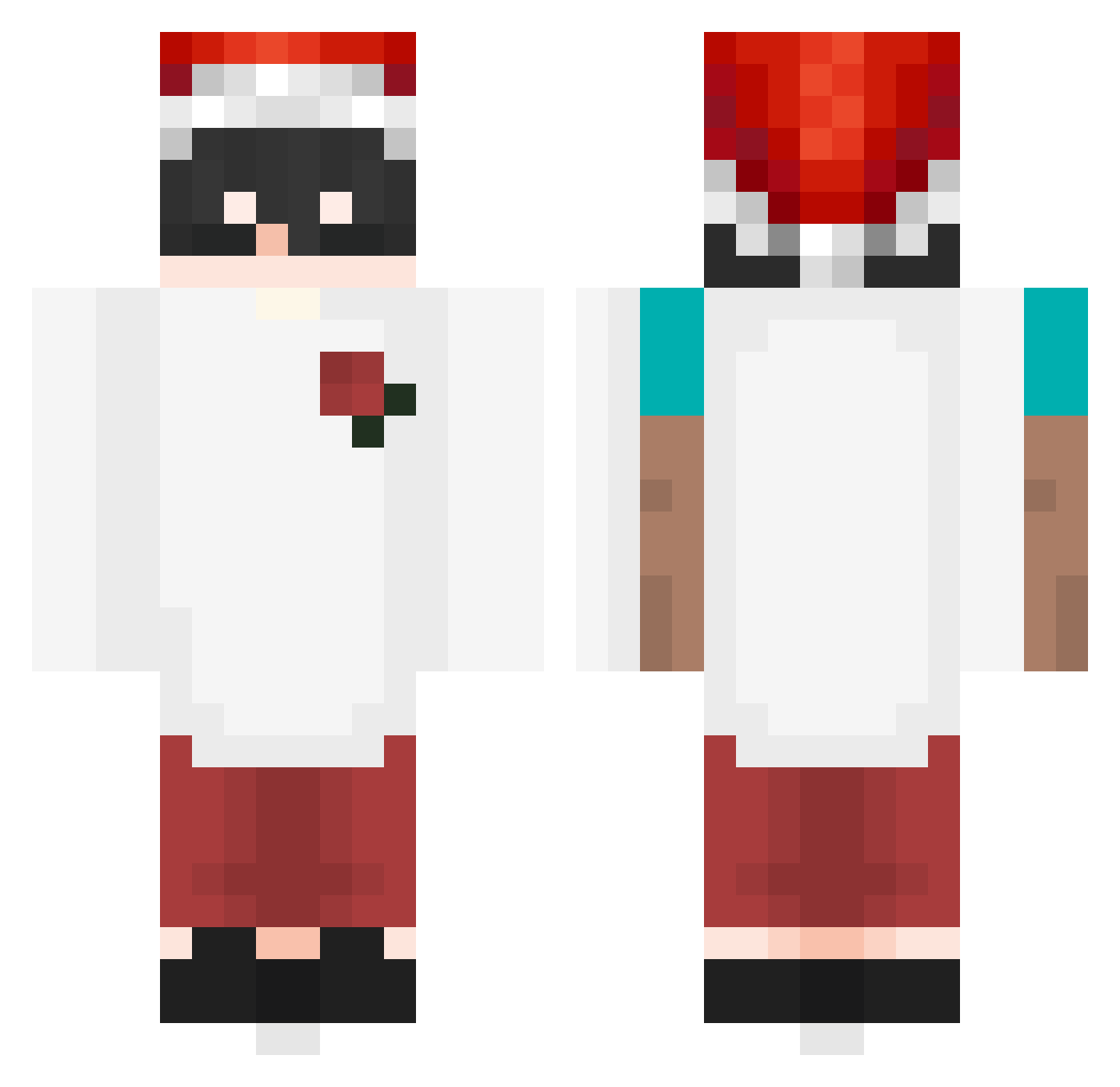 ThuyLinhDethw Minecraft skin, front and back view