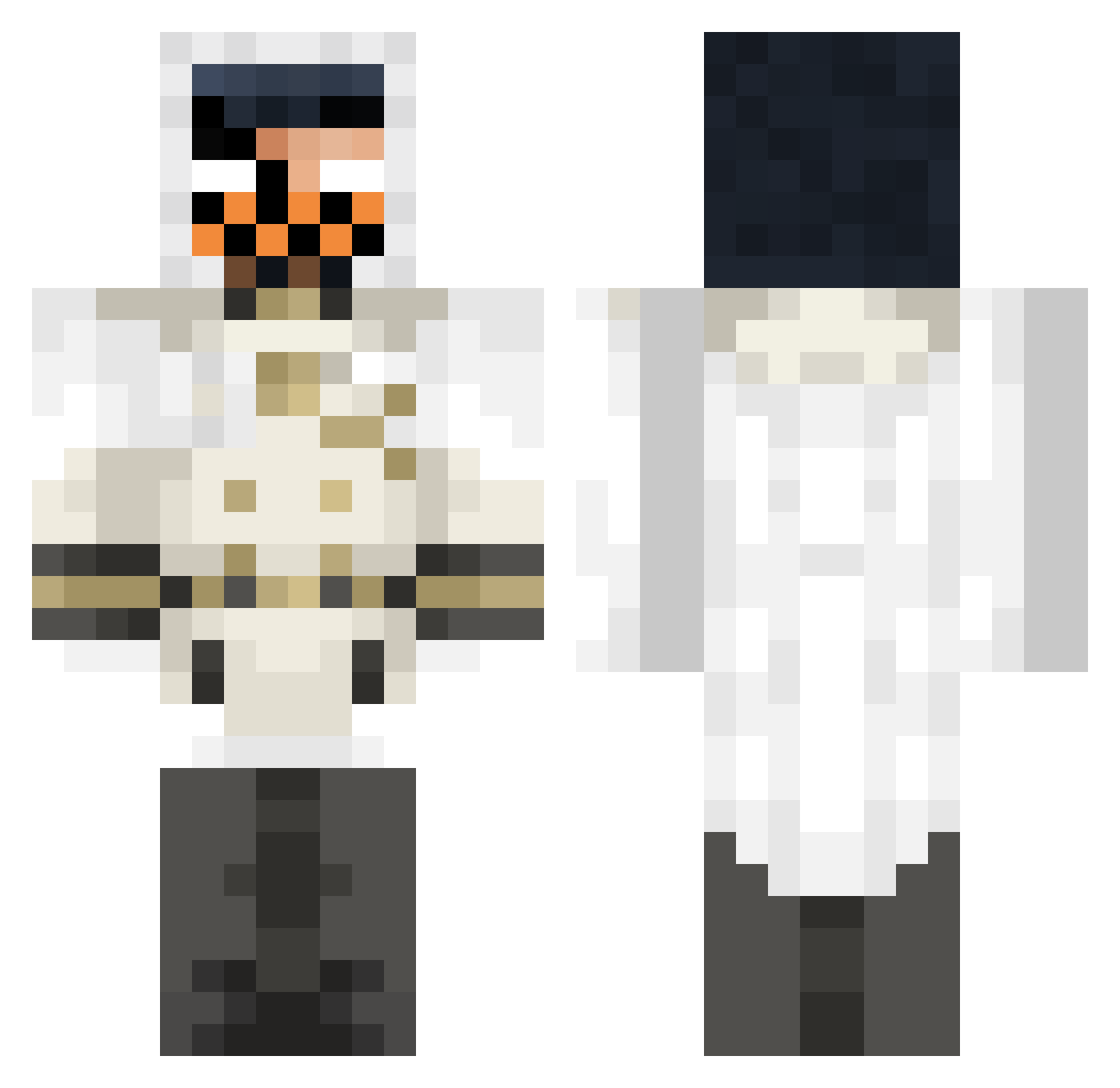 BaconOverLord_ Minecraft skin, front and back view