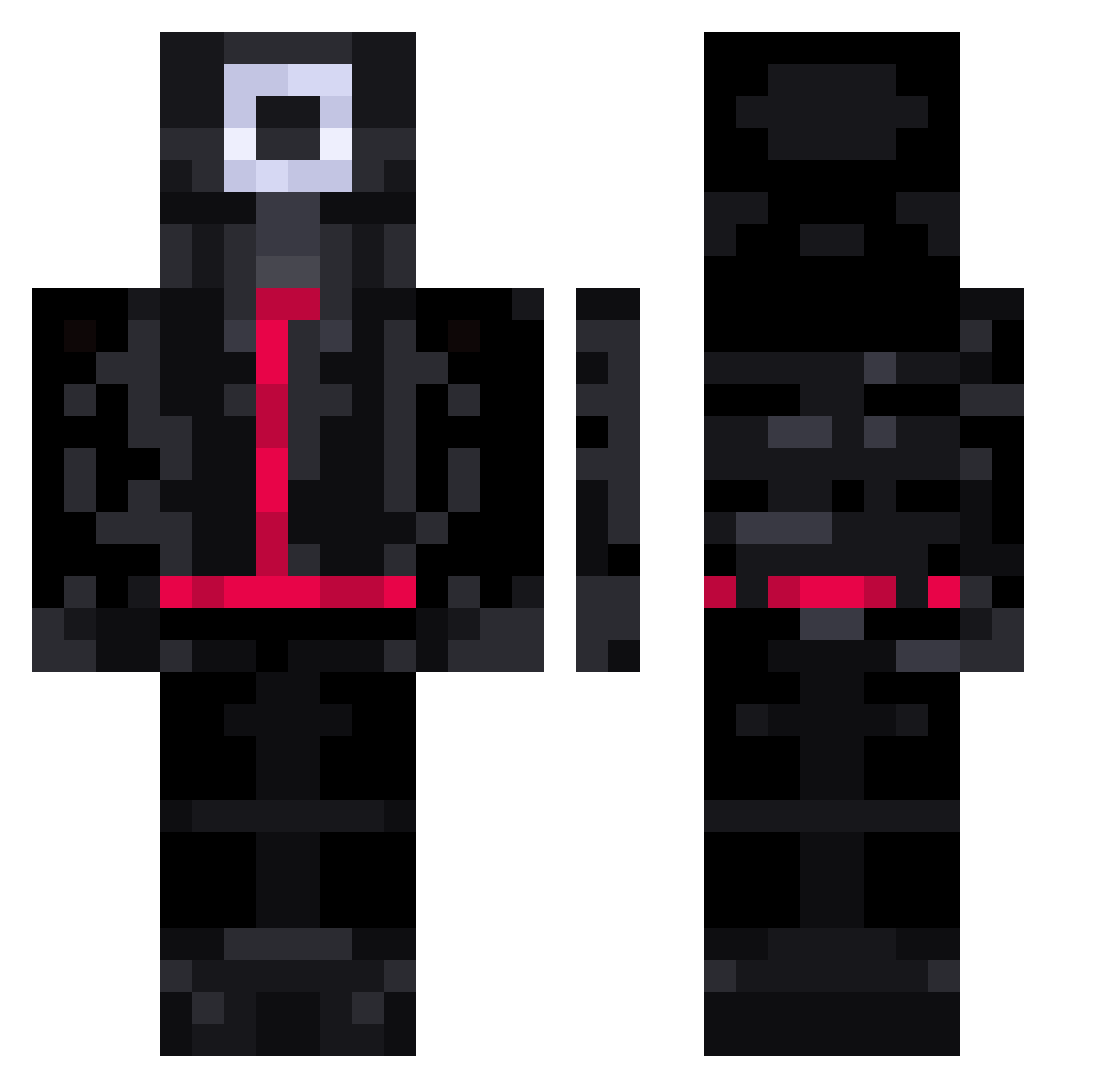 AndrewLEE12345 Minecraft skin, front and back view