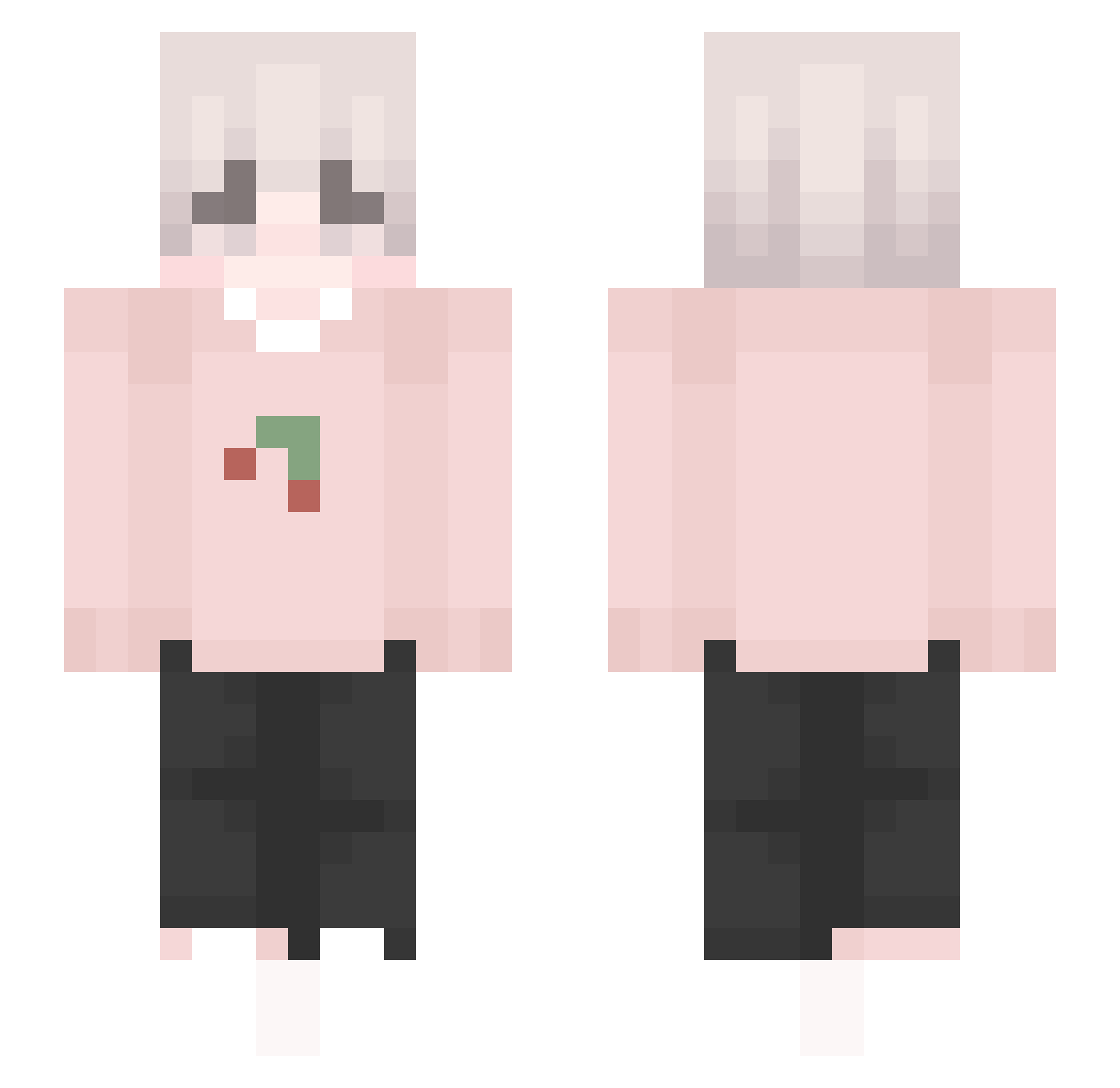 Timomimo666 Minecraft skin, front and back view