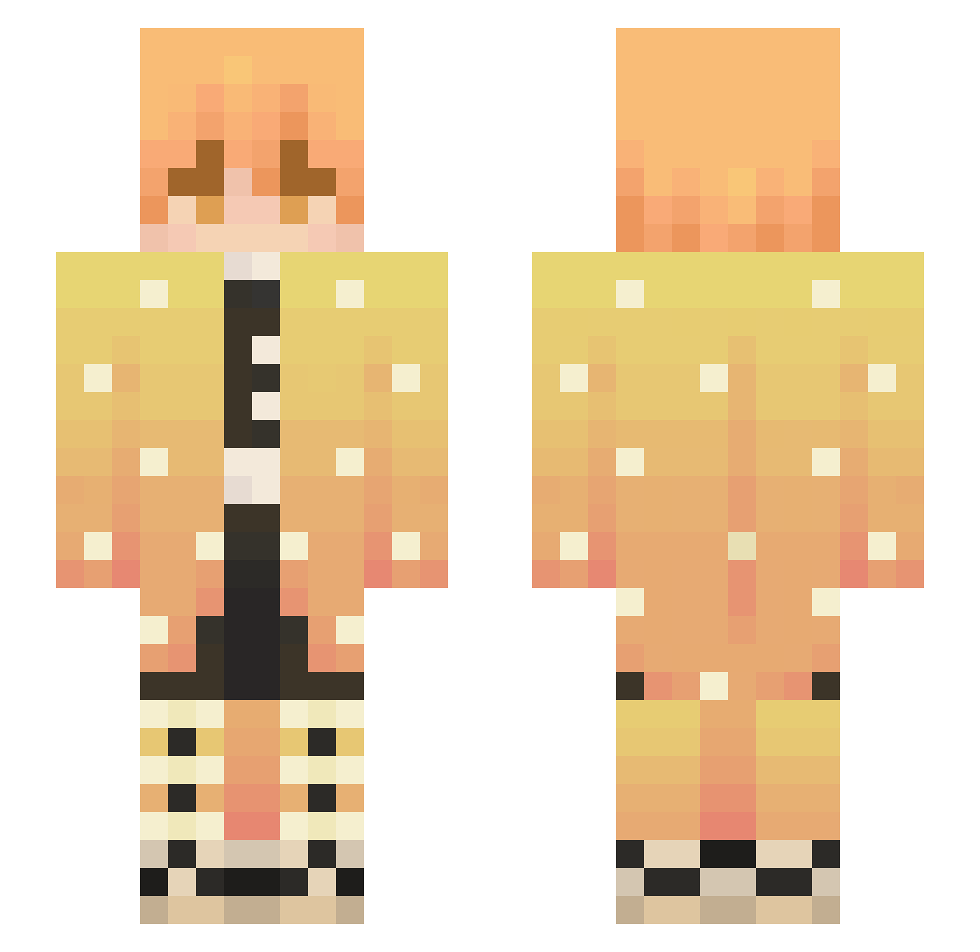mr_WasserFlasahe Minecraft skin, front and back view