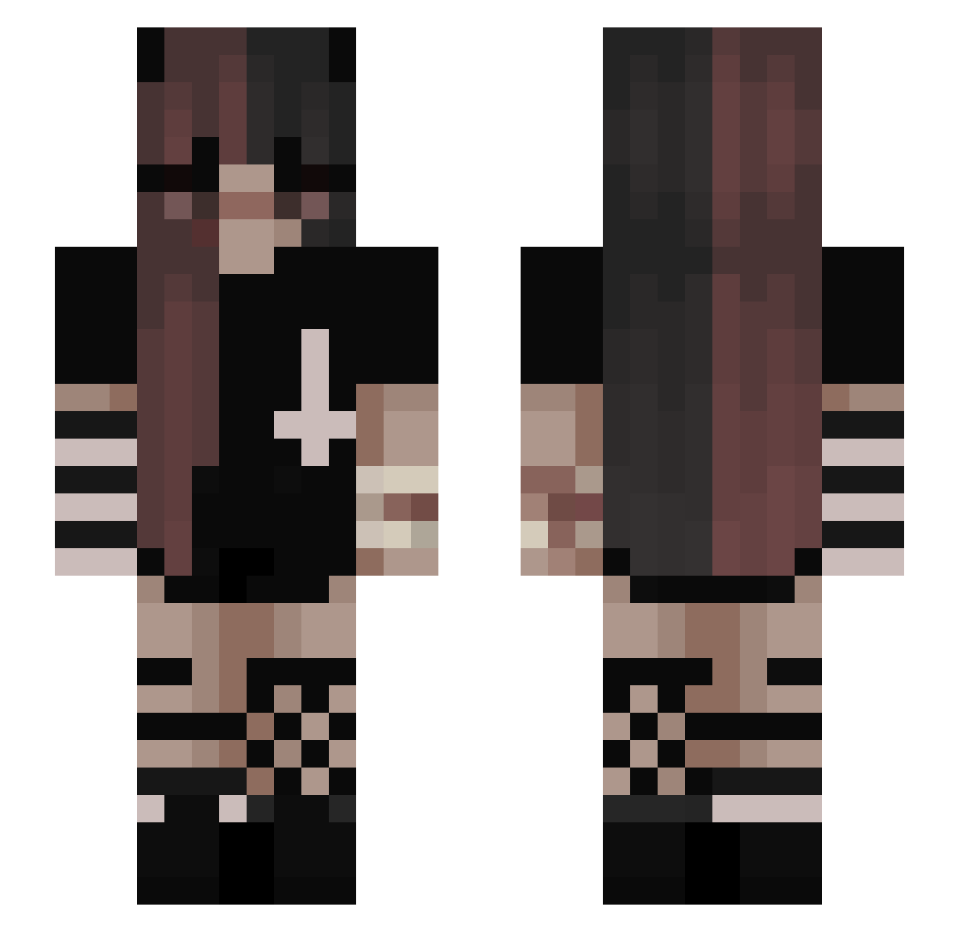 minder_beperkt Minecraft skin, front and back view