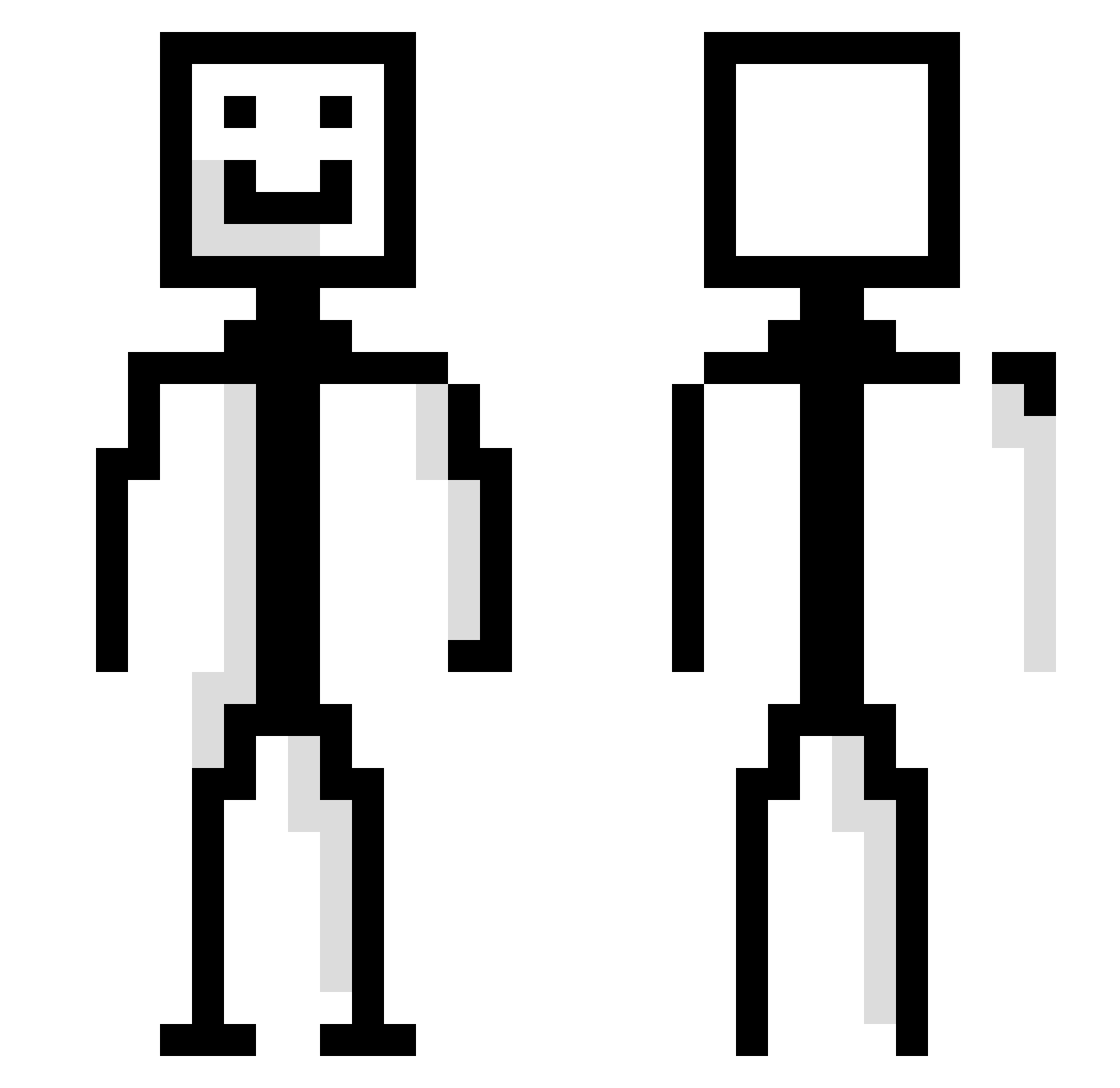 ORDEP014 Minecraft skin, front and back view