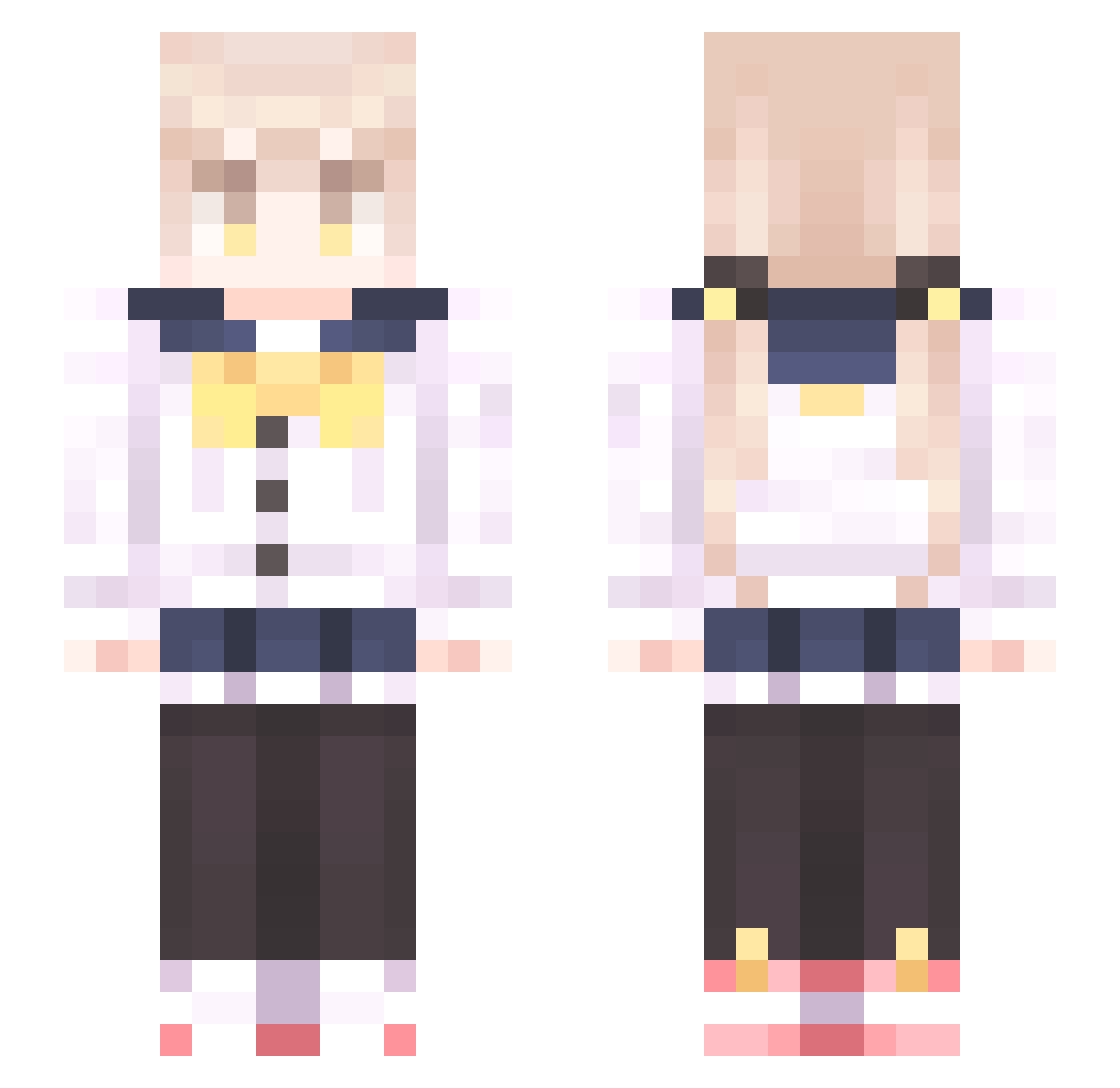 baron1227 Minecraft skin, front and back view