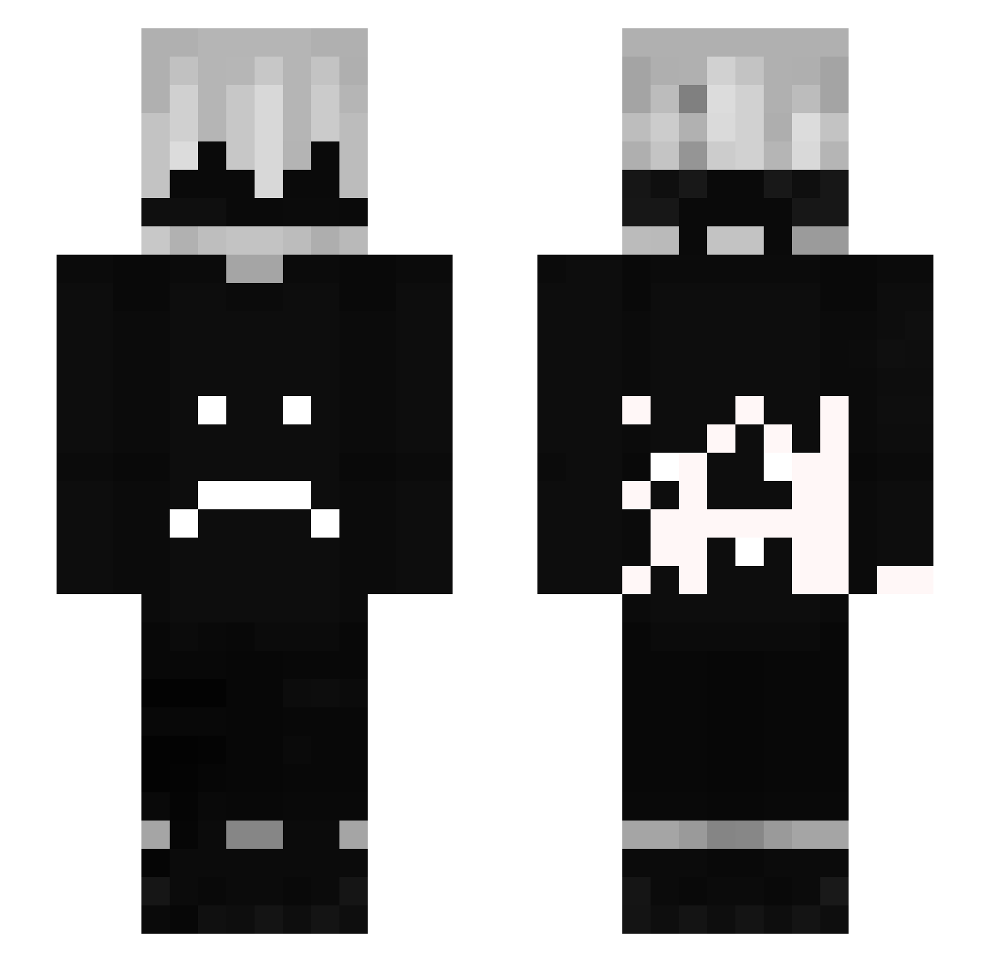 MuhammedMYG Minecraft skin, front and back view