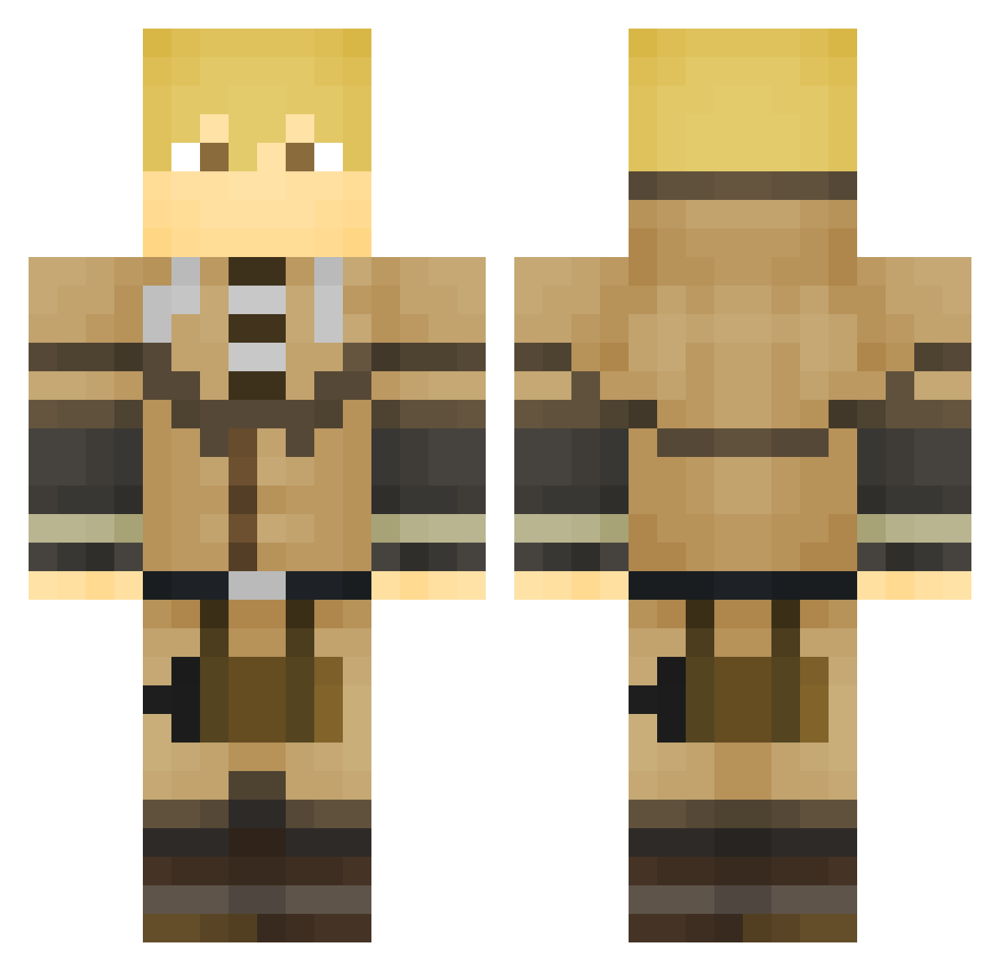 KingNablo_uwu Minecraft skin, front and back view