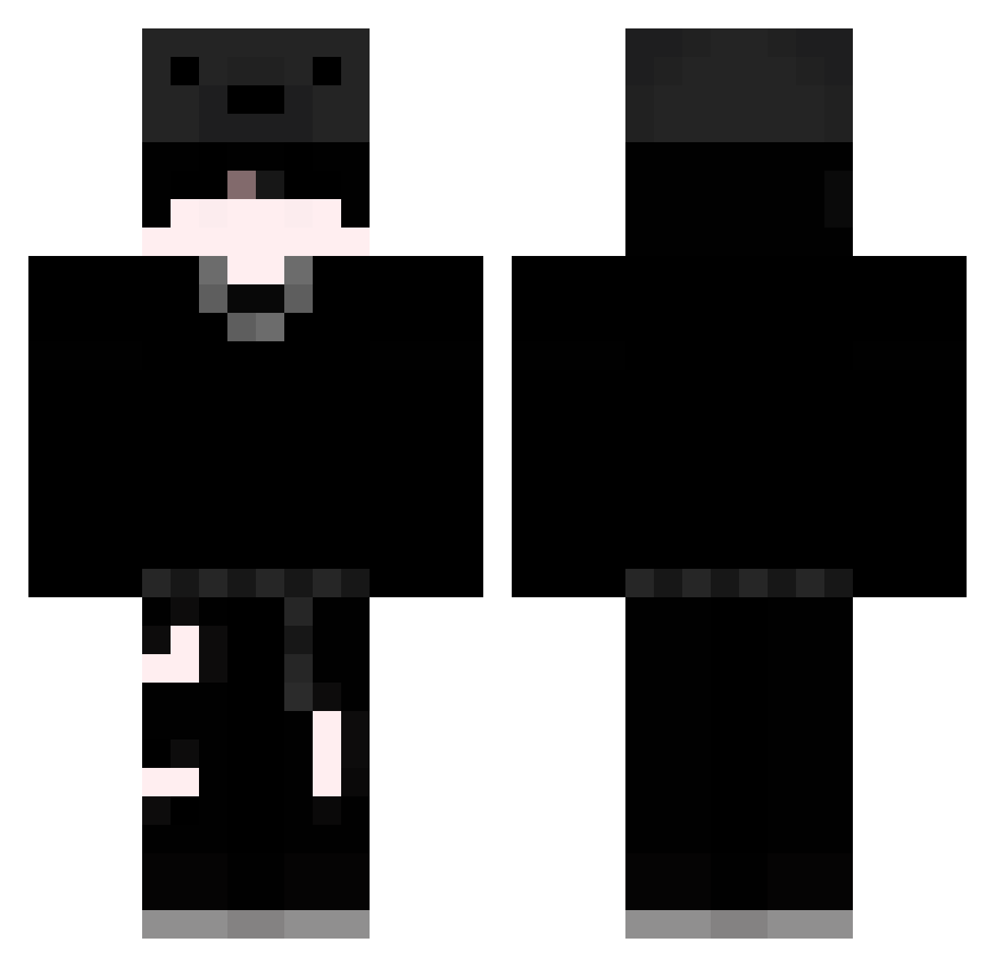 LeiviminionYT Minecraft skin, front and back view