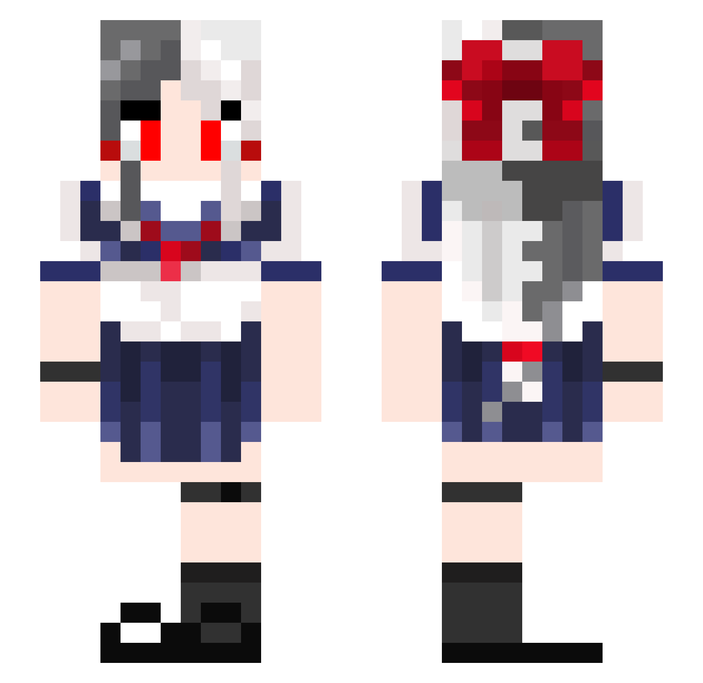 SLin_god Minecraft skin, front and back view