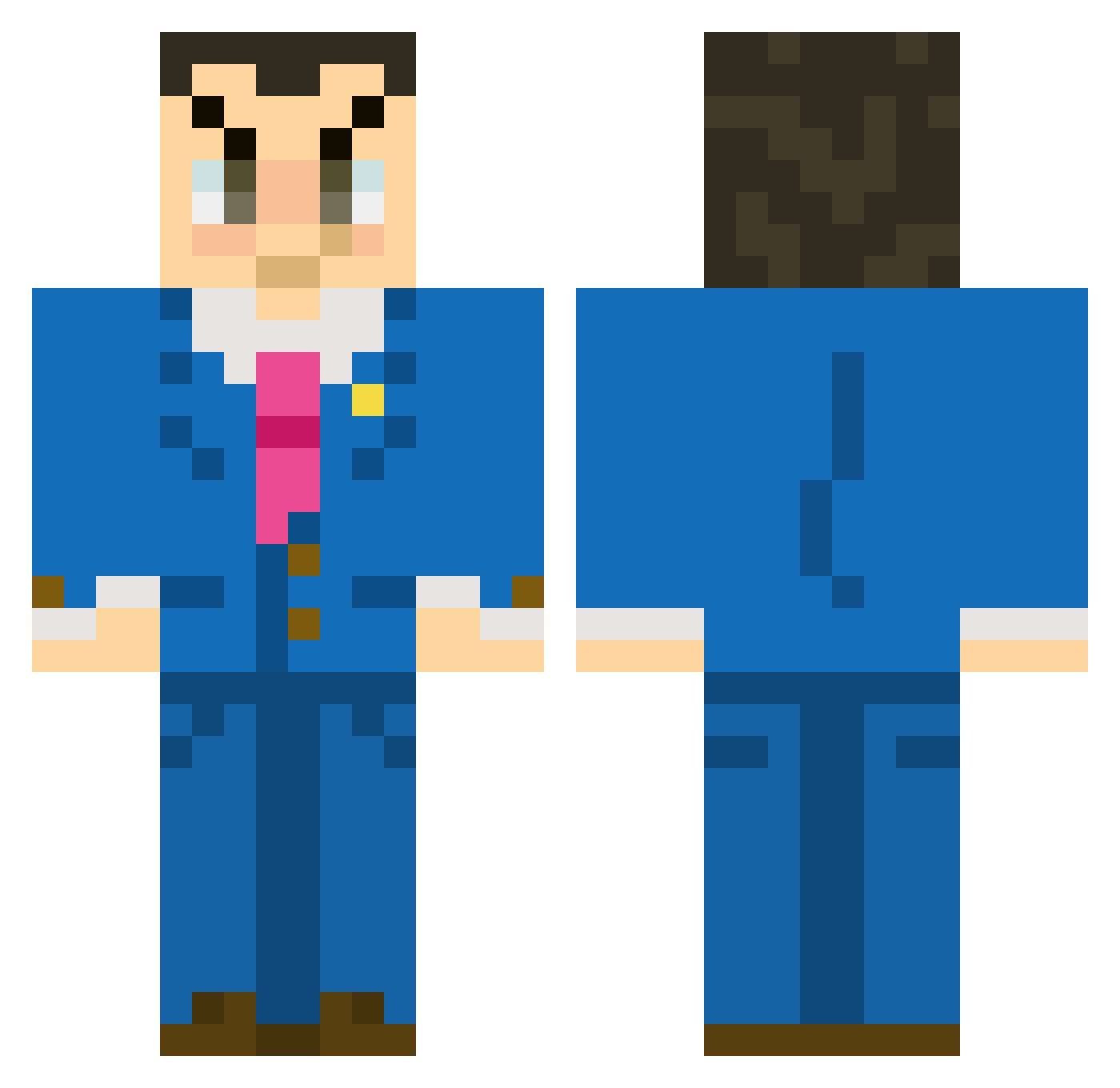bigmass12t Minecraft skin, front and back view