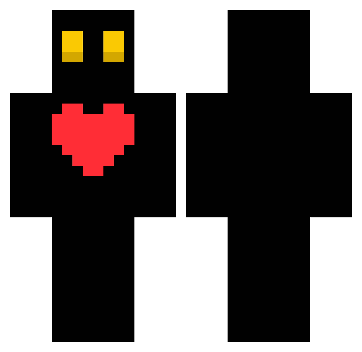 ronedejaneiro Minecraft skin, front and back view