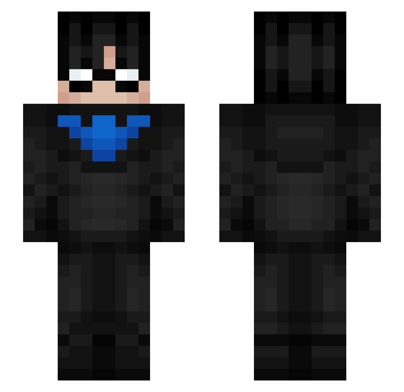 Meximmmm Minecraft skin, front and back view