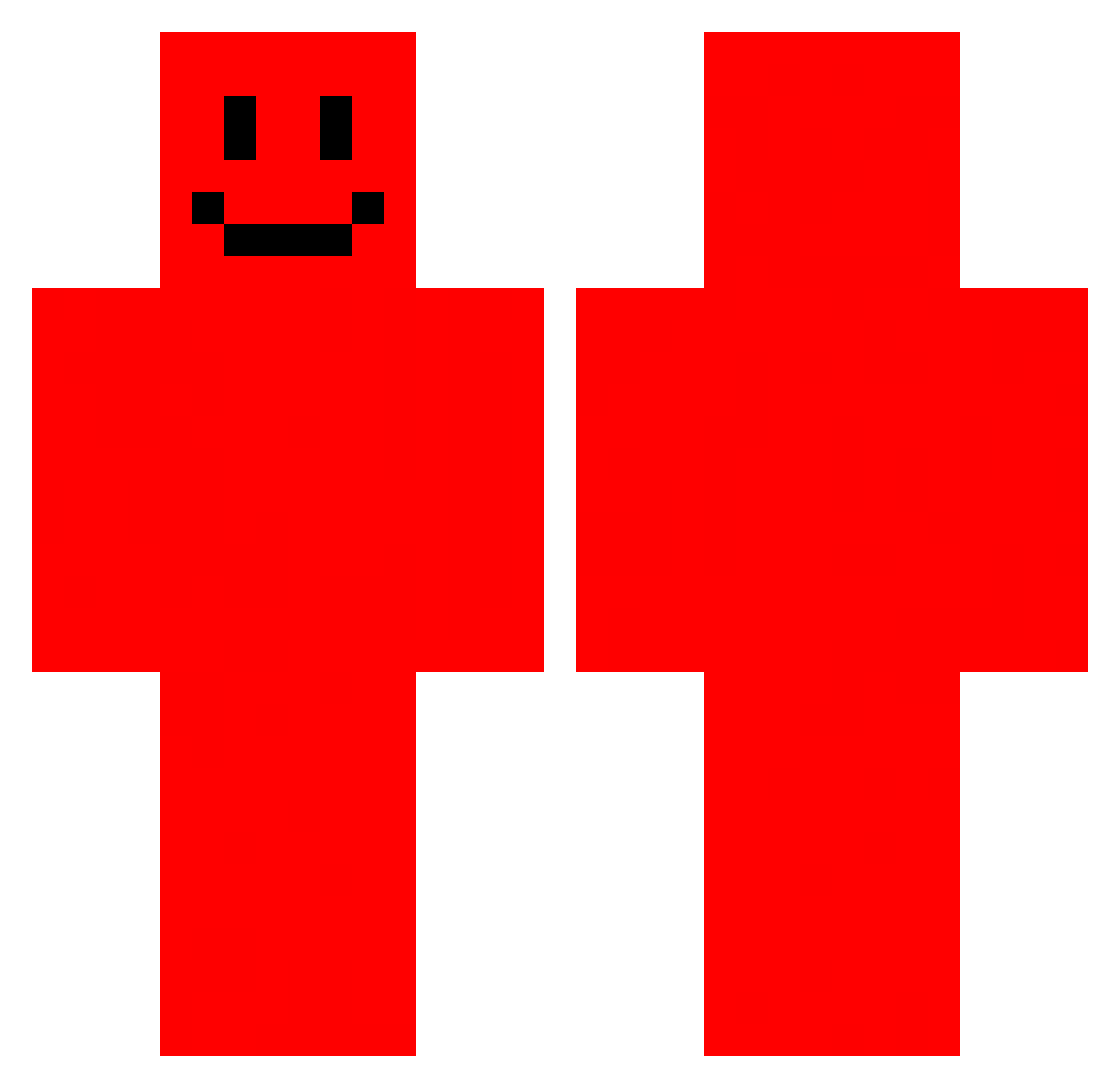 dad1466 Minecraft skin, front and back view