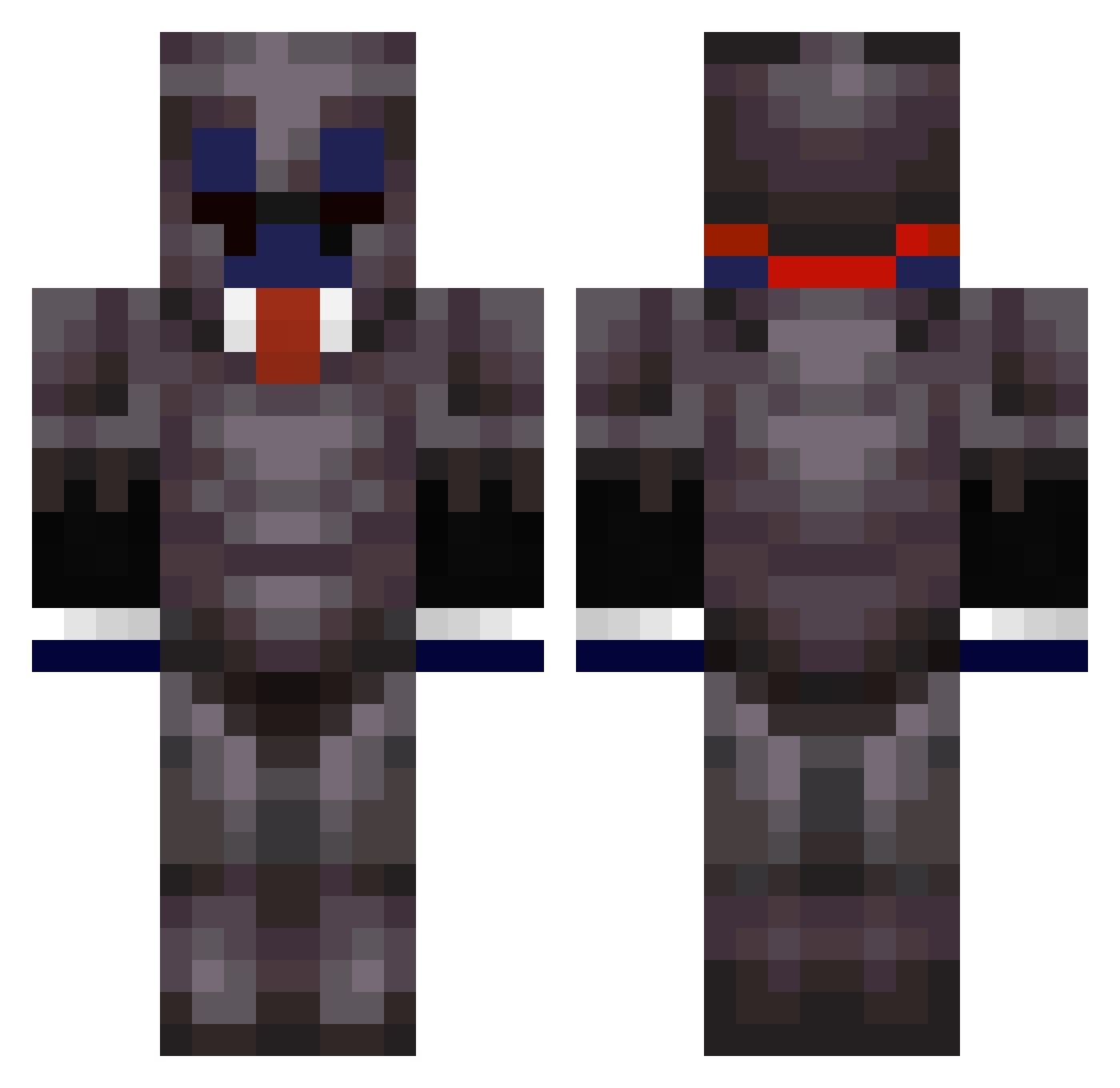 oCacus319 Minecraft skin, front and back view