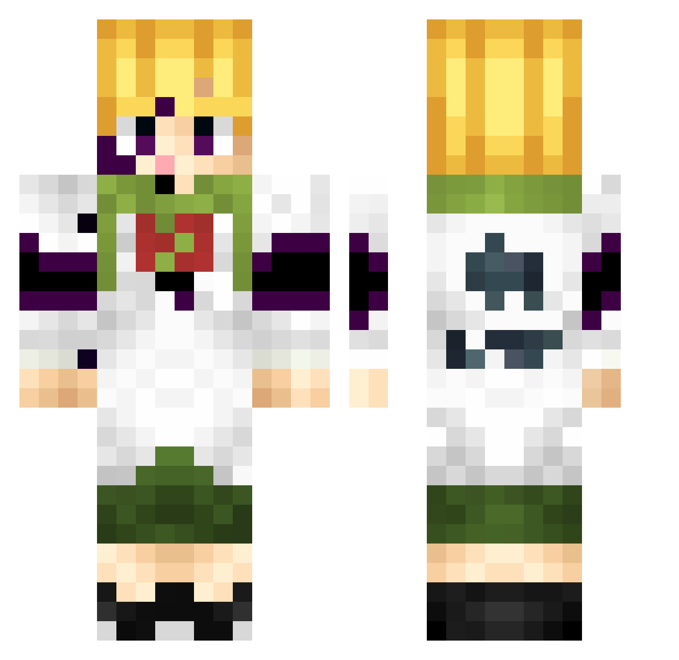 M3li_N3li Minecraft skin, front and back view