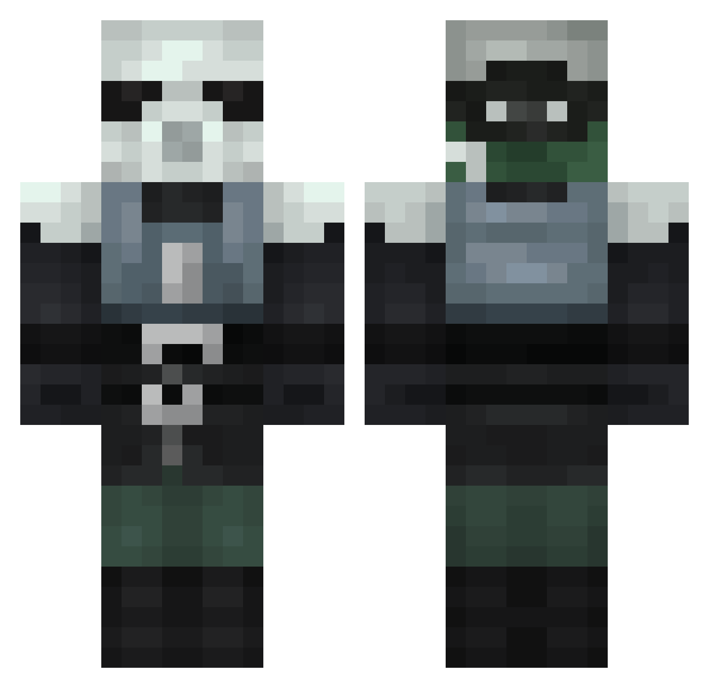 seriyniy_tupitsa Minecraft skin, front and back view