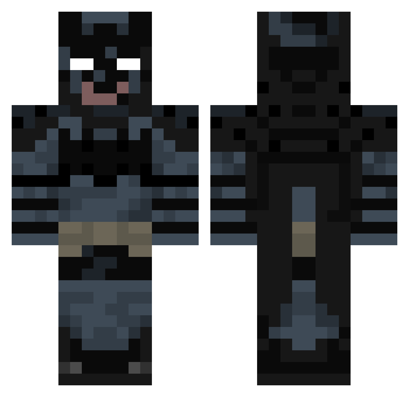 Treebranch98765 Minecraft skin, front and back view