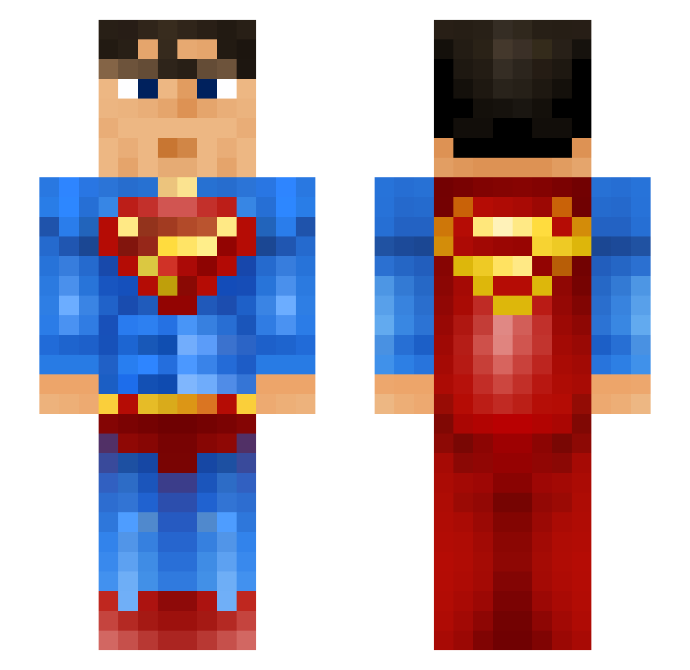MisieK99631 Minecraft skin, front and back view