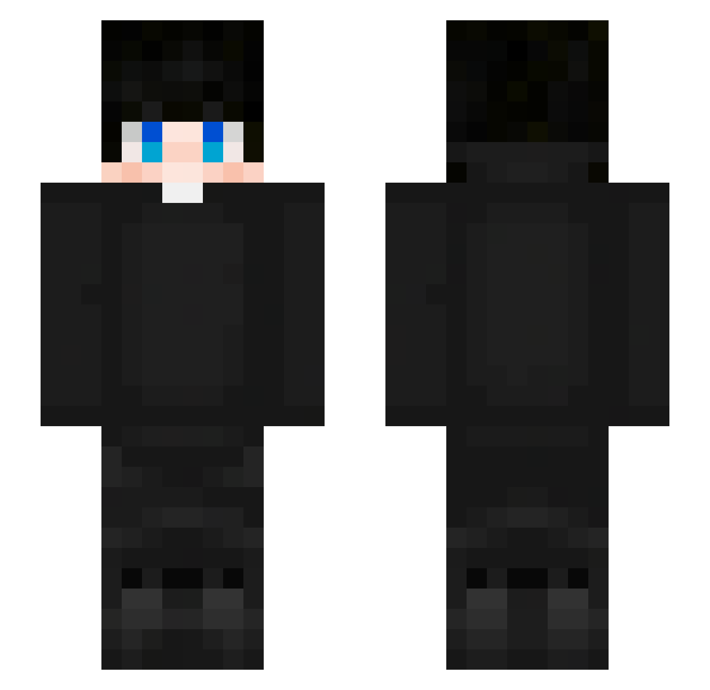 ____Aleks____ Minecraft skin, front and back view