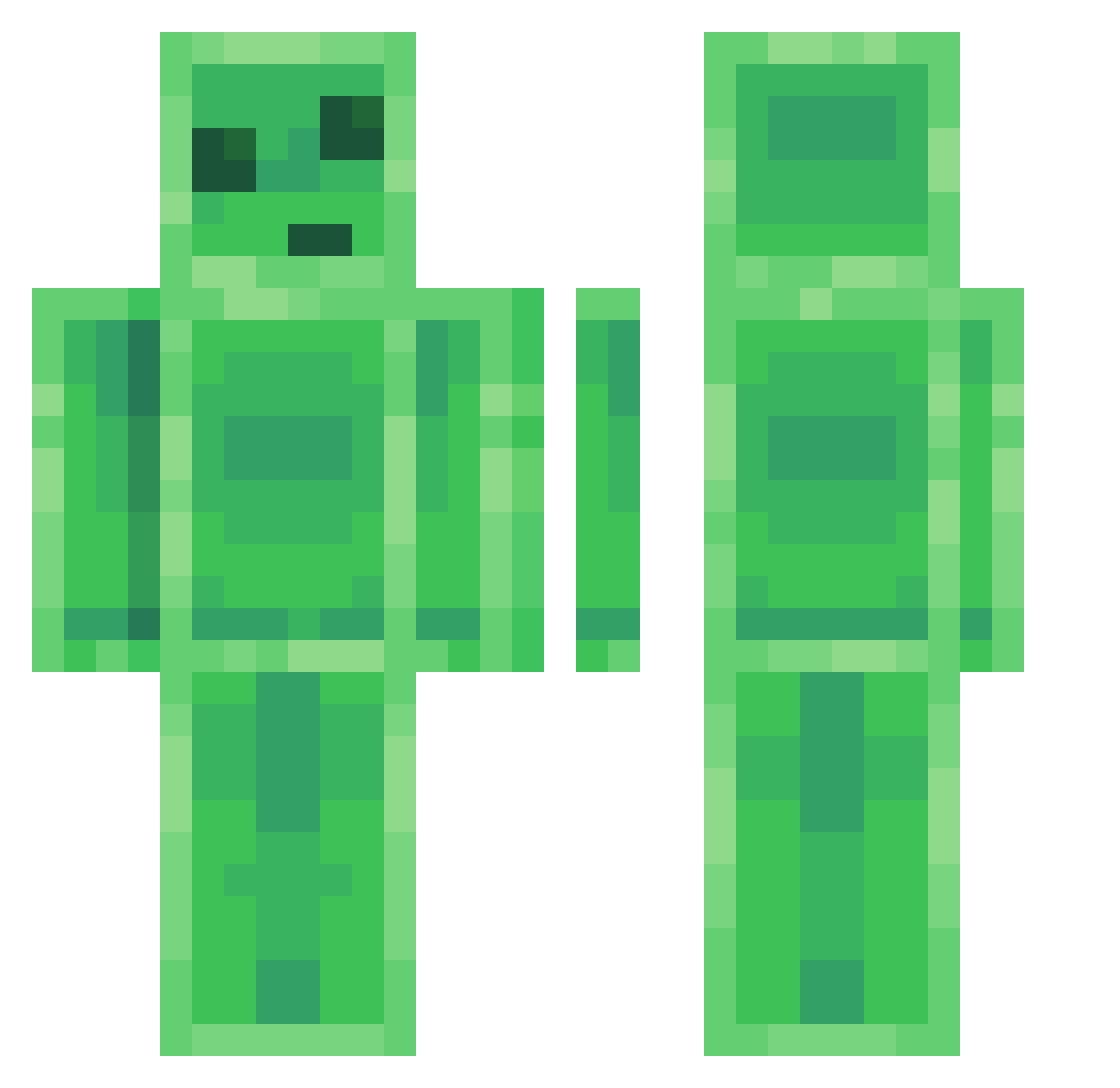 kalacskepu556565 Minecraft skin, front and back view