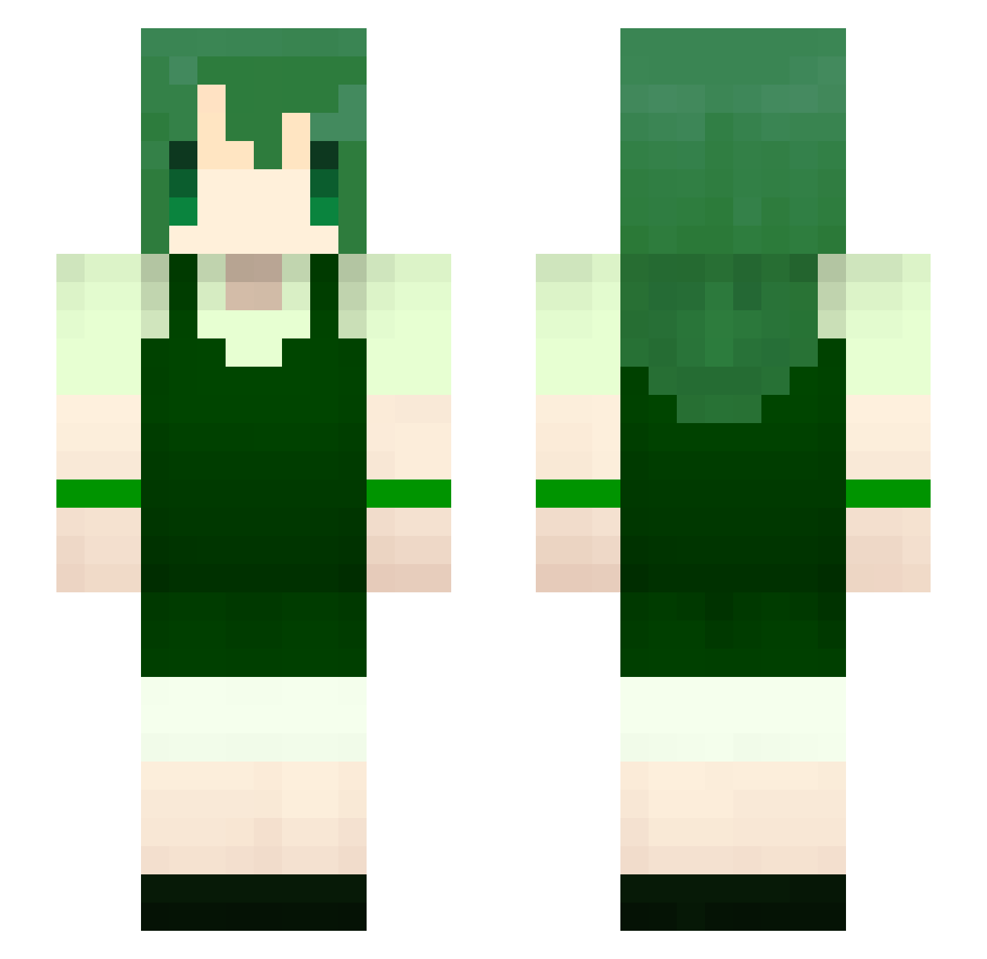 misachi174 Minecraft skin, front and back view