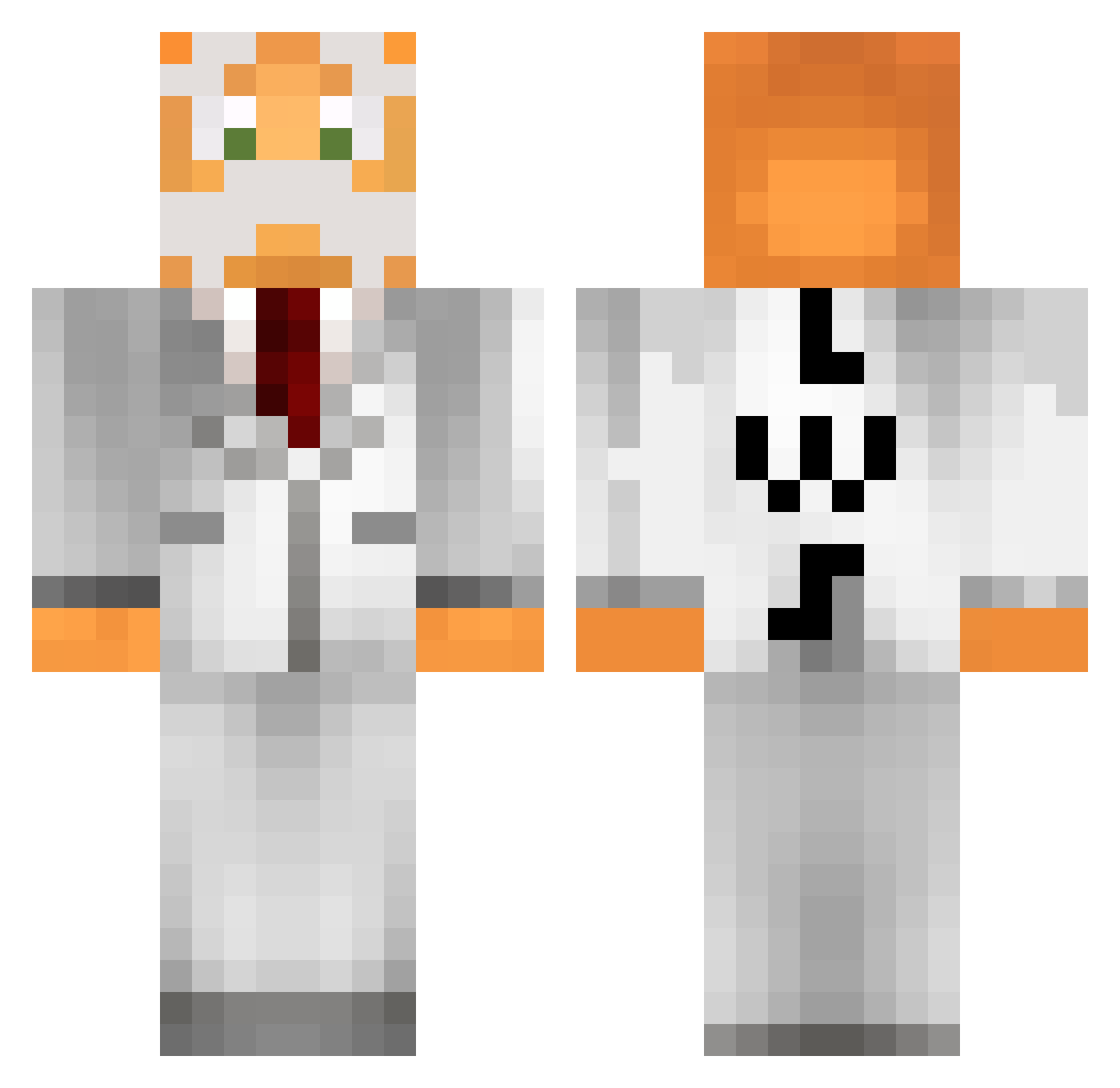 takum1ch Minecraft skin, front and back view