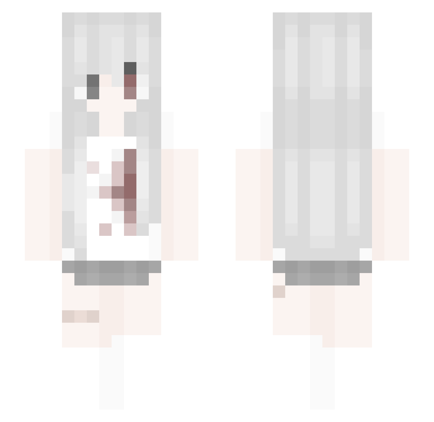 cherry_cola98 Minecraft skin, front and back view