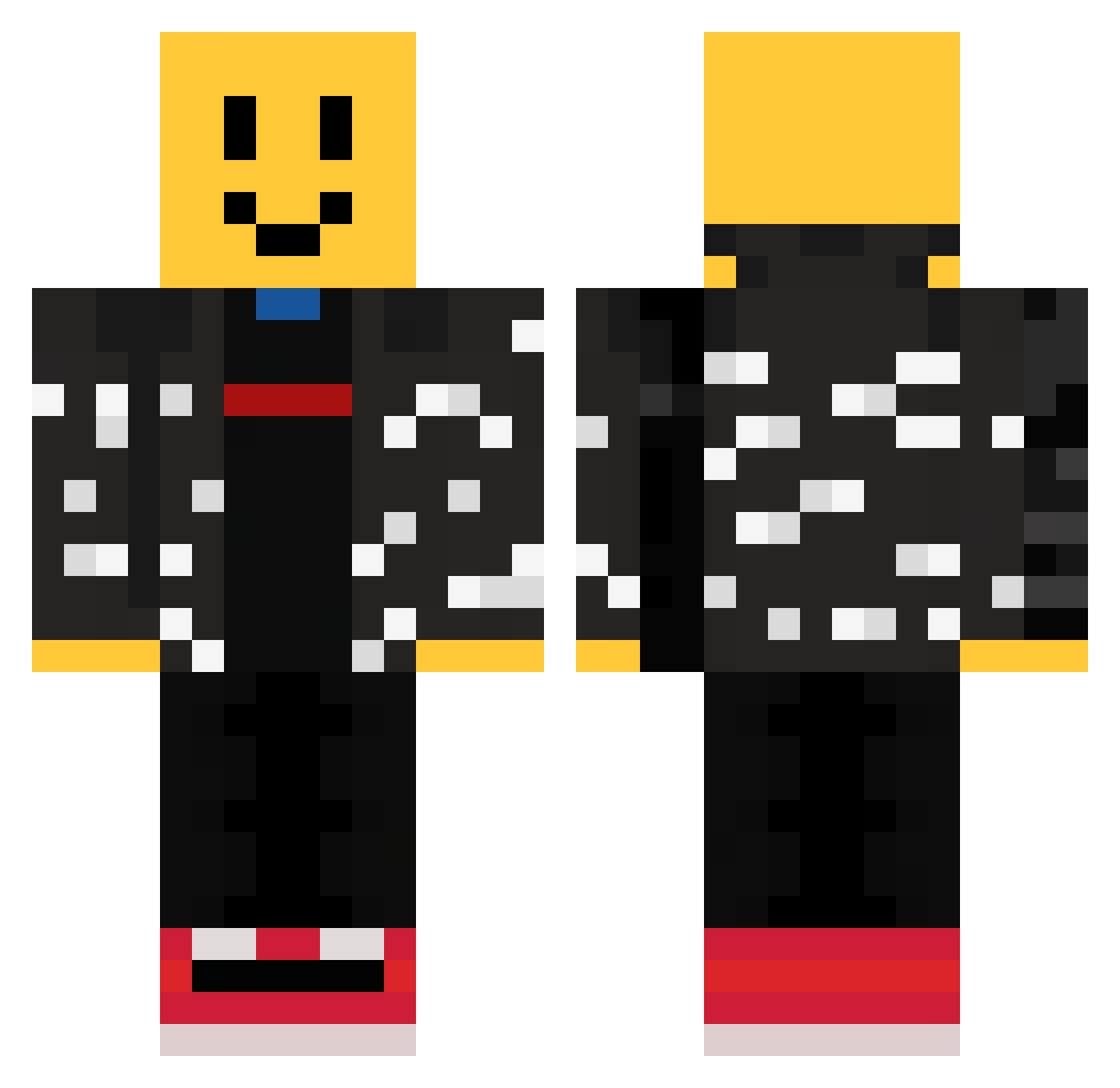 c4mello_ Minecraft skin, front and back view