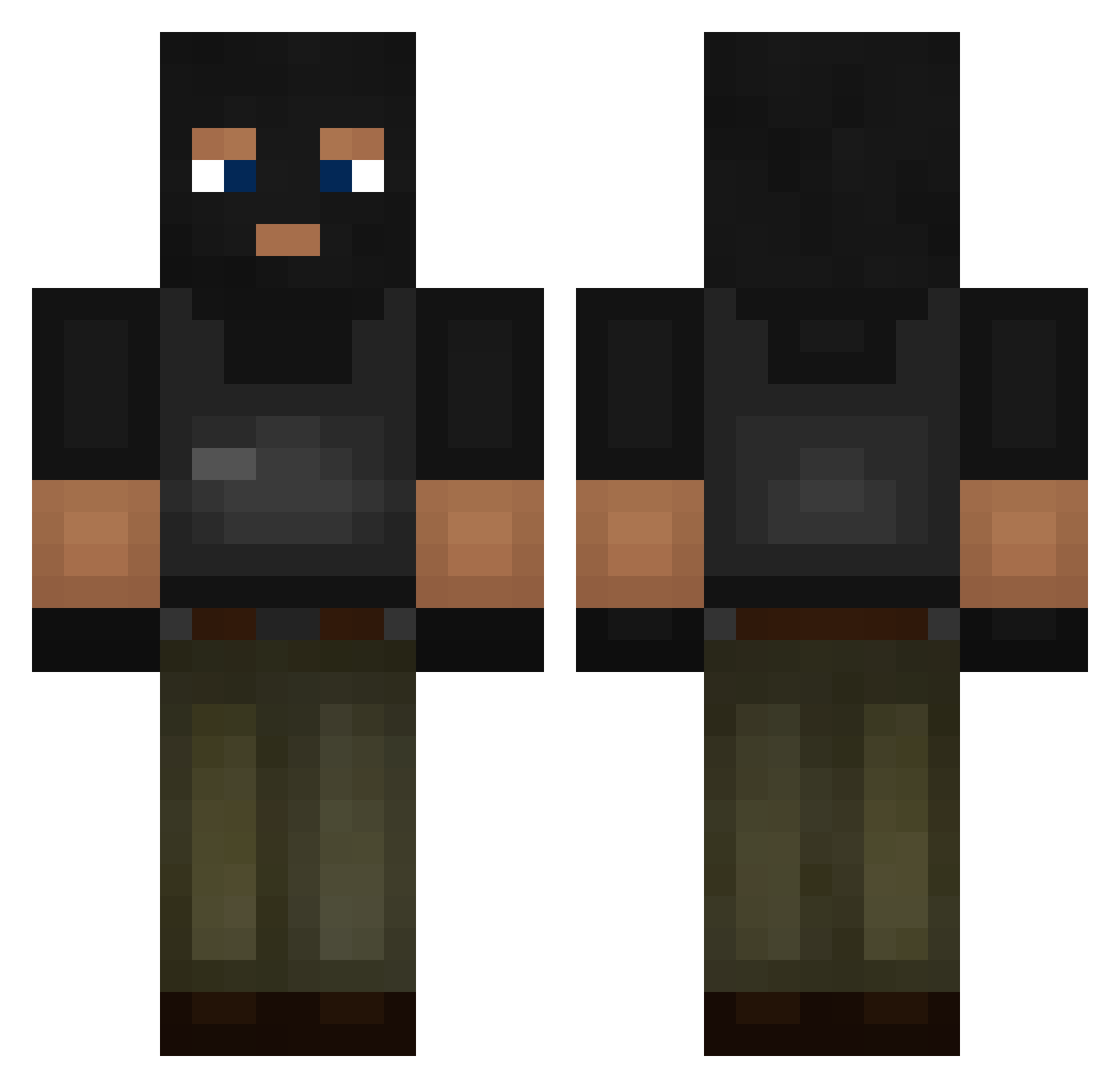 blakek2006_ Minecraft skin, front and back view