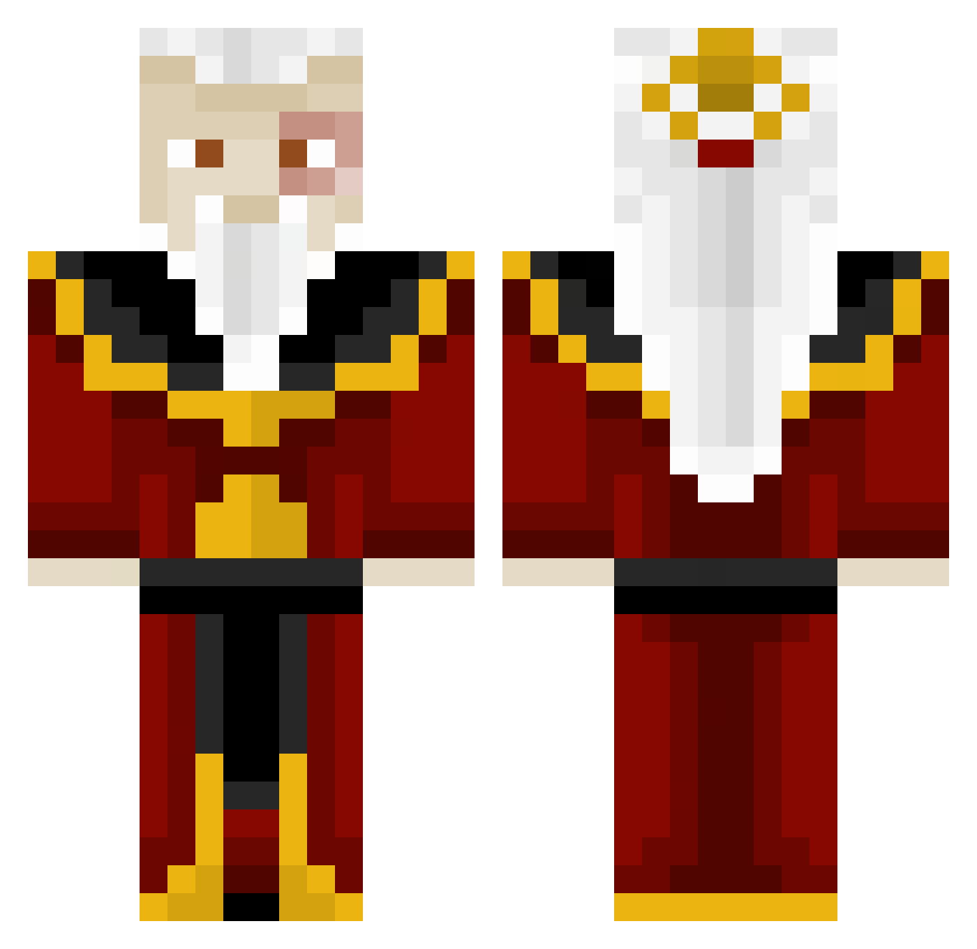 Wissam_Freih Minecraft skin, front and back view
