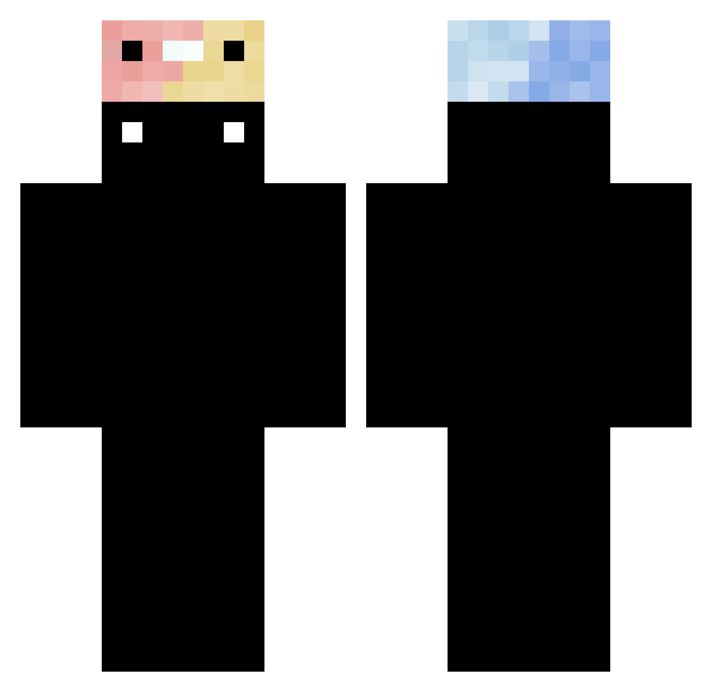 rico_ Minecraft skin, front and back view