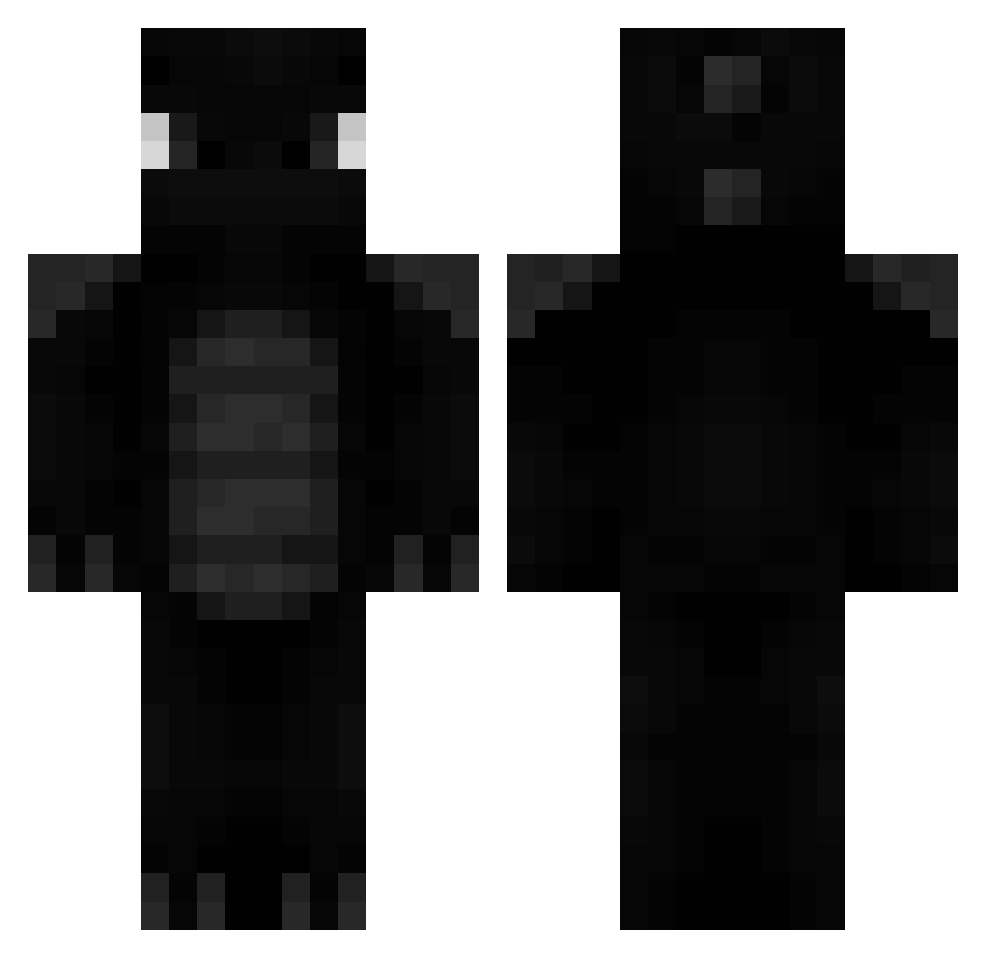 HrdinaUlice Minecraft skin, front and back view