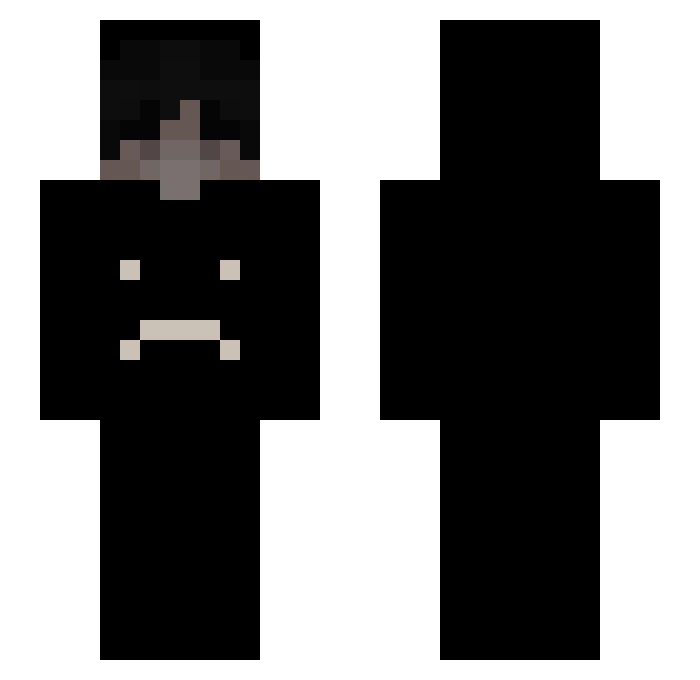 GewoonJoost Minecraft skin, front and back view