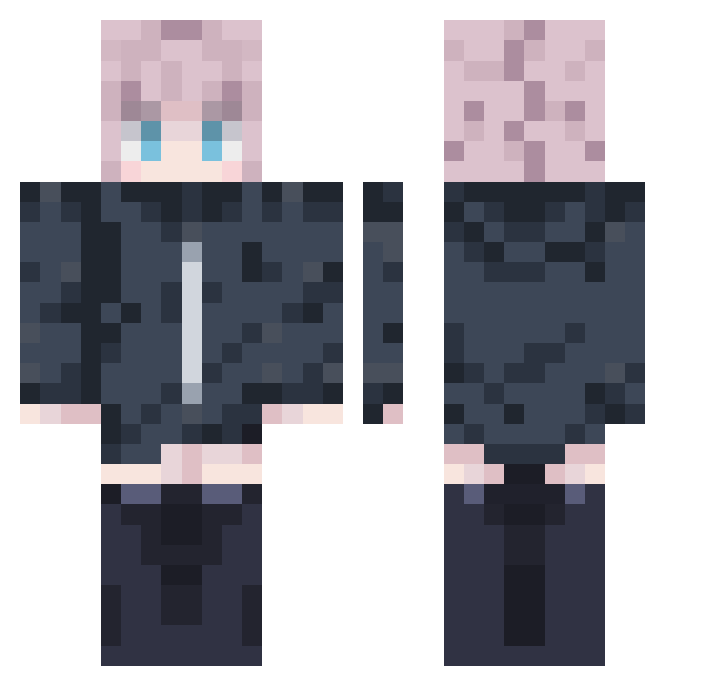 vaien7 Minecraft skin, front and back view