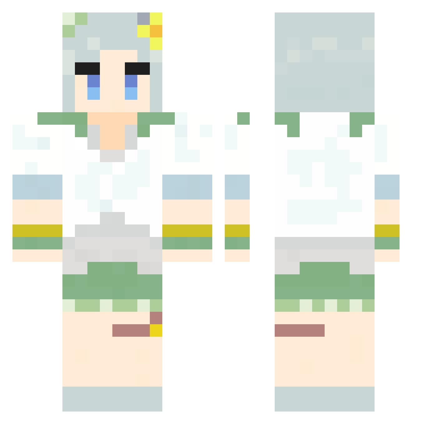 lcs13371 Minecraft skin, front and back view