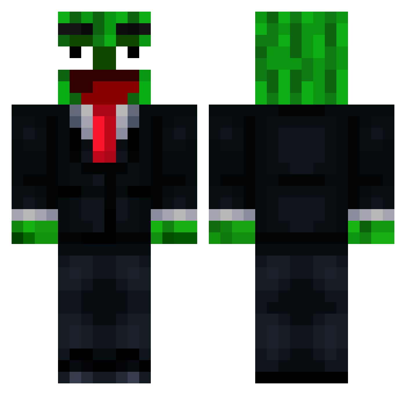 Bfs_loco66 Minecraft skin, front and back view