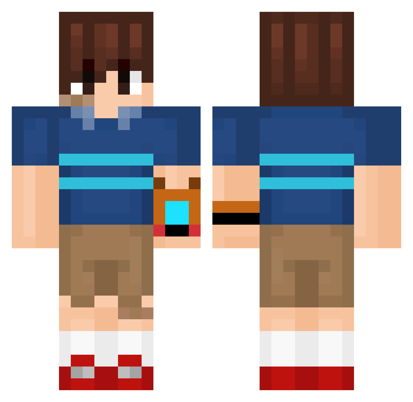 enzo15112006 Minecraft skin, front and back view