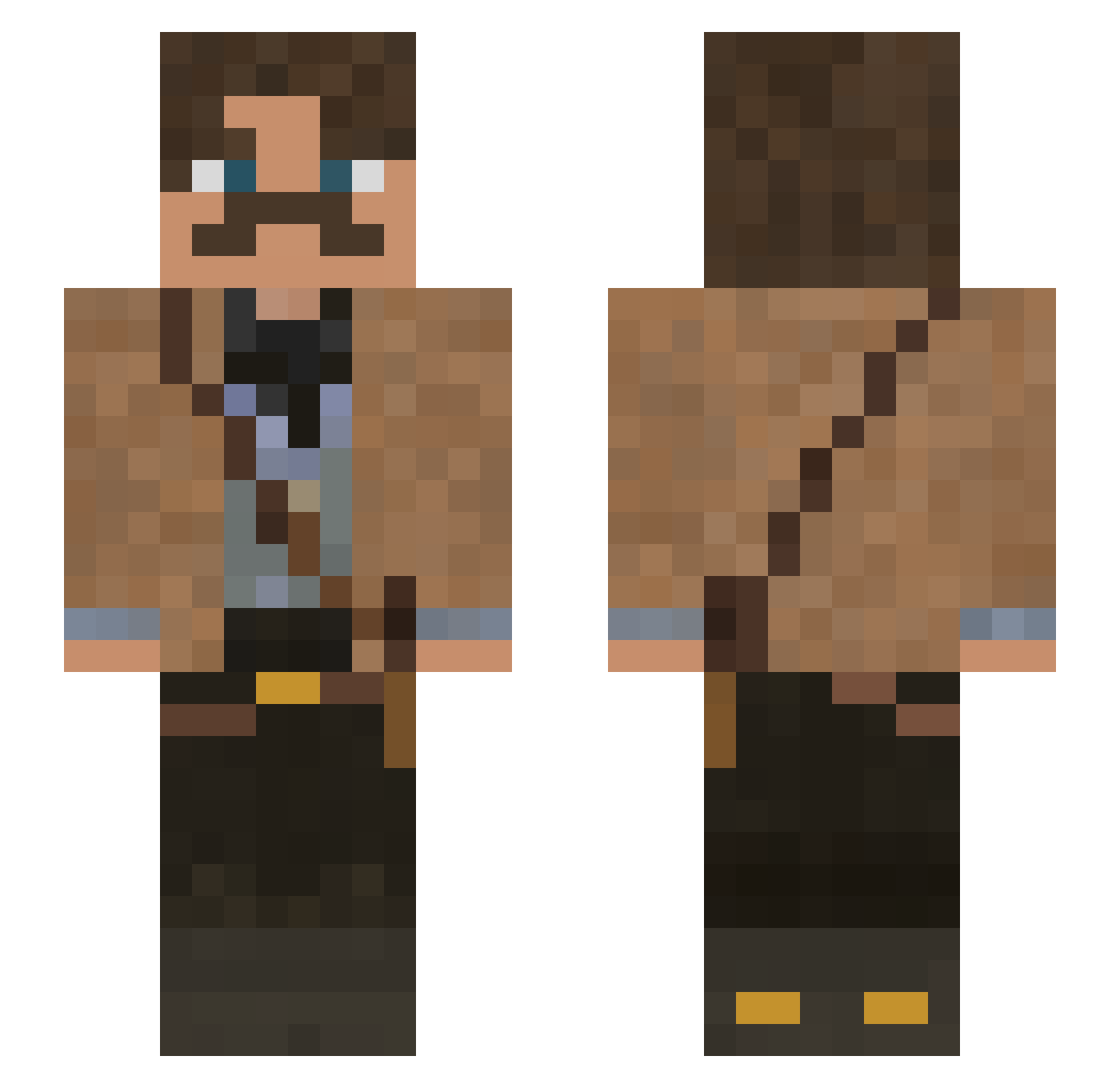 dani_terolans Minecraft skin, front and back view