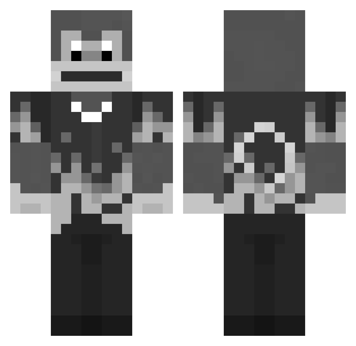 BoCai_ Minecraft skin, front and back view