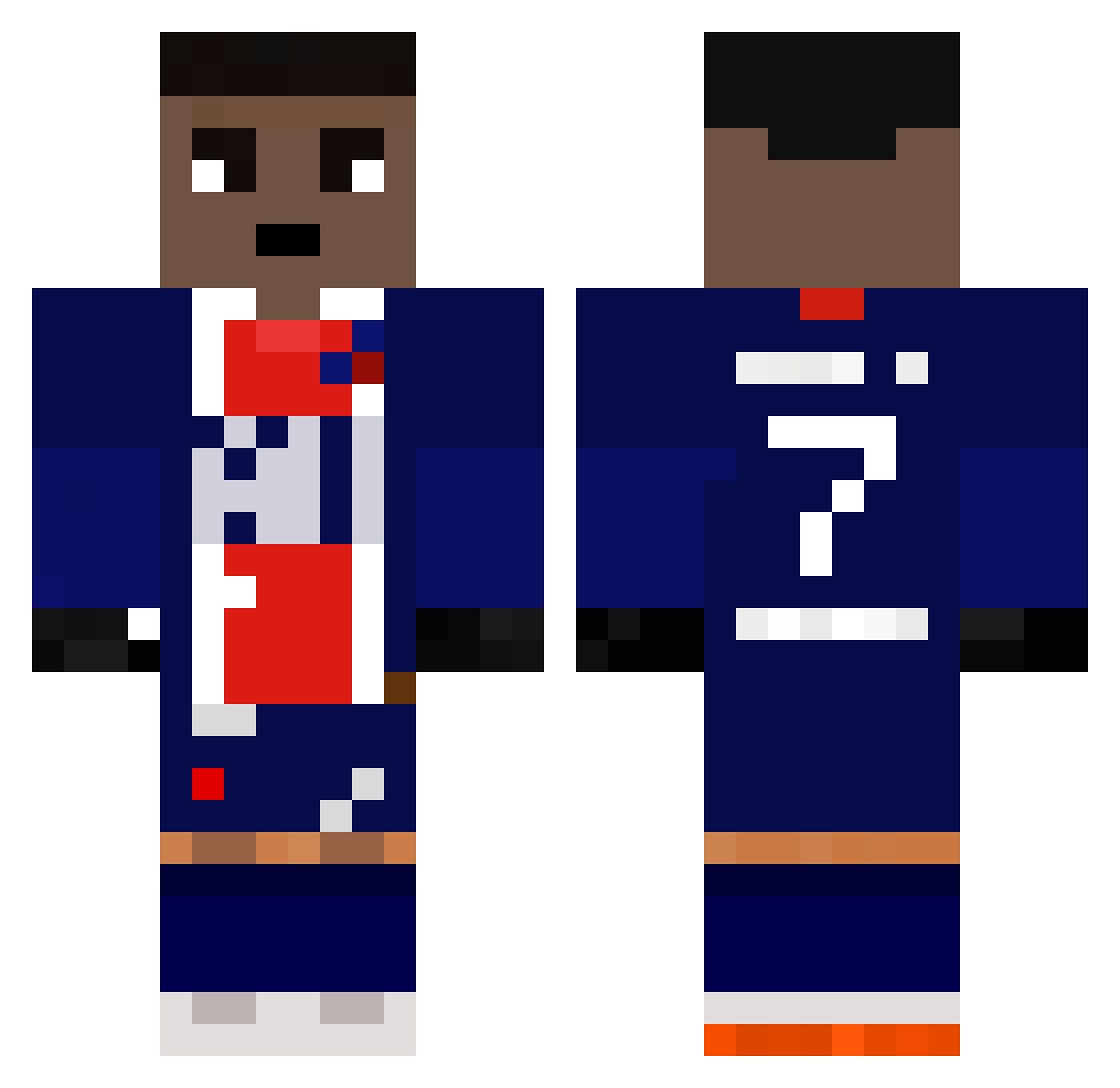 FinnBR_ Minecraft skin, front and back view