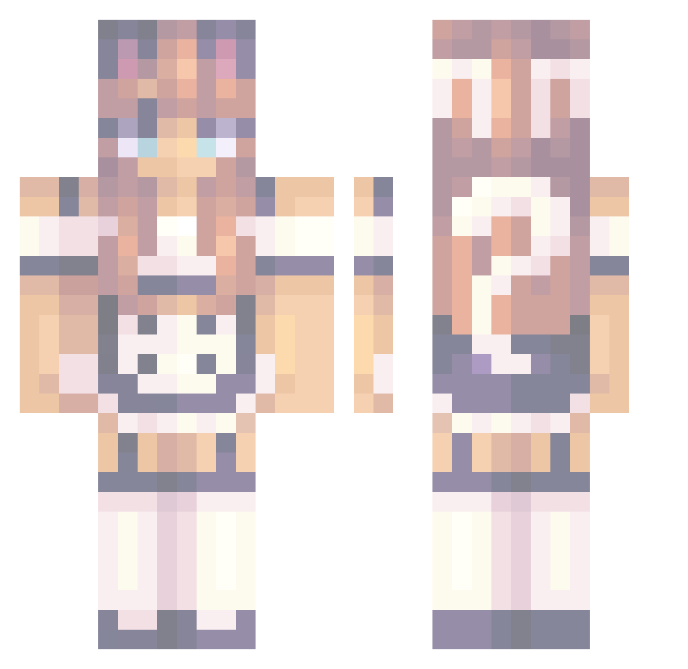 jjwhocares506 Minecraft skin, front and back view