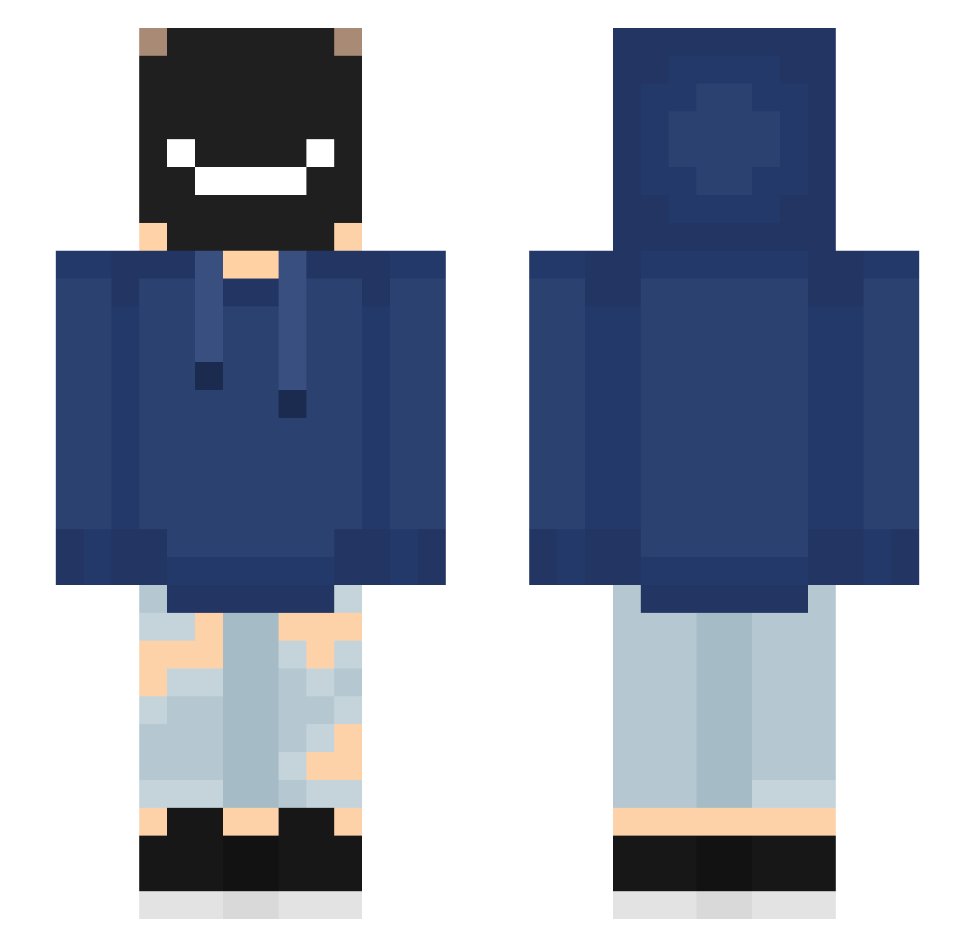 _27ms Minecraft skin, front and back view