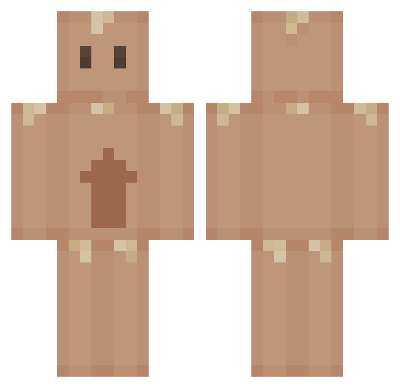 04Wade04 Minecraft skin, front and back view