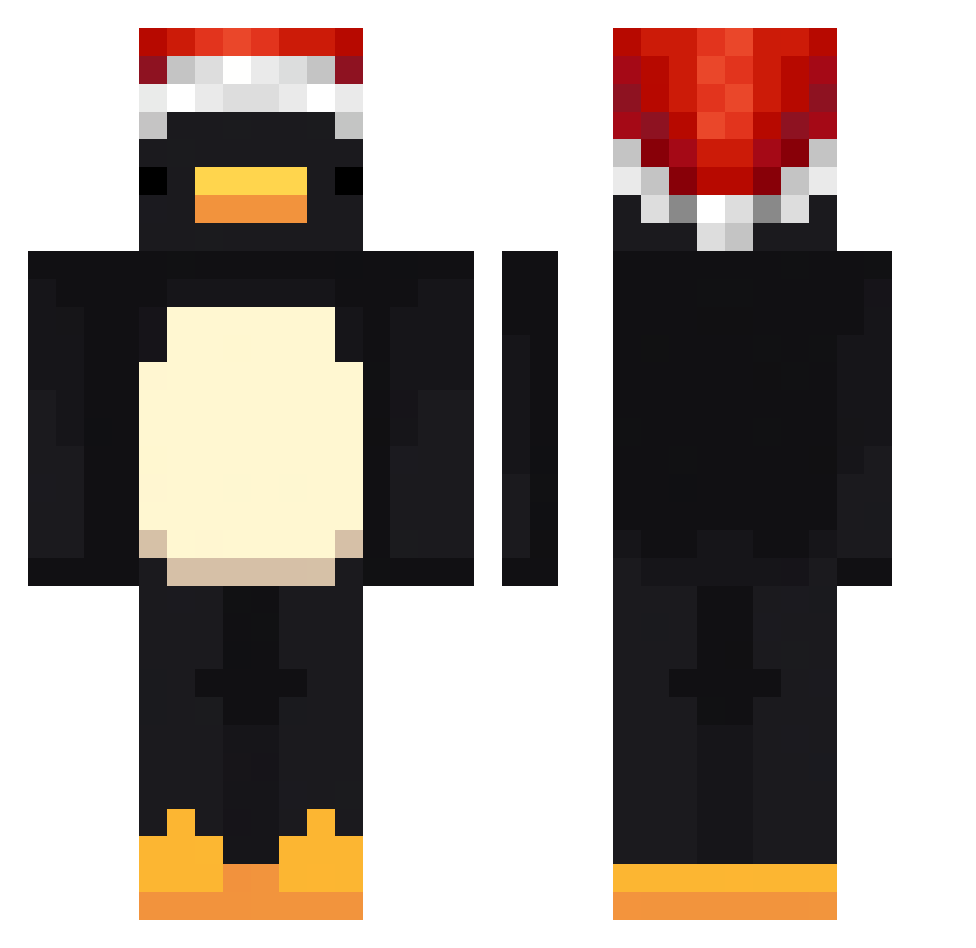 Prepuc1oLimpio Minecraft skin, front and back view