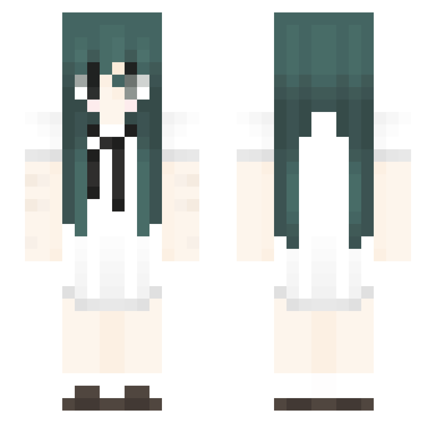 Bear27300 Minecraft skin, front and back view