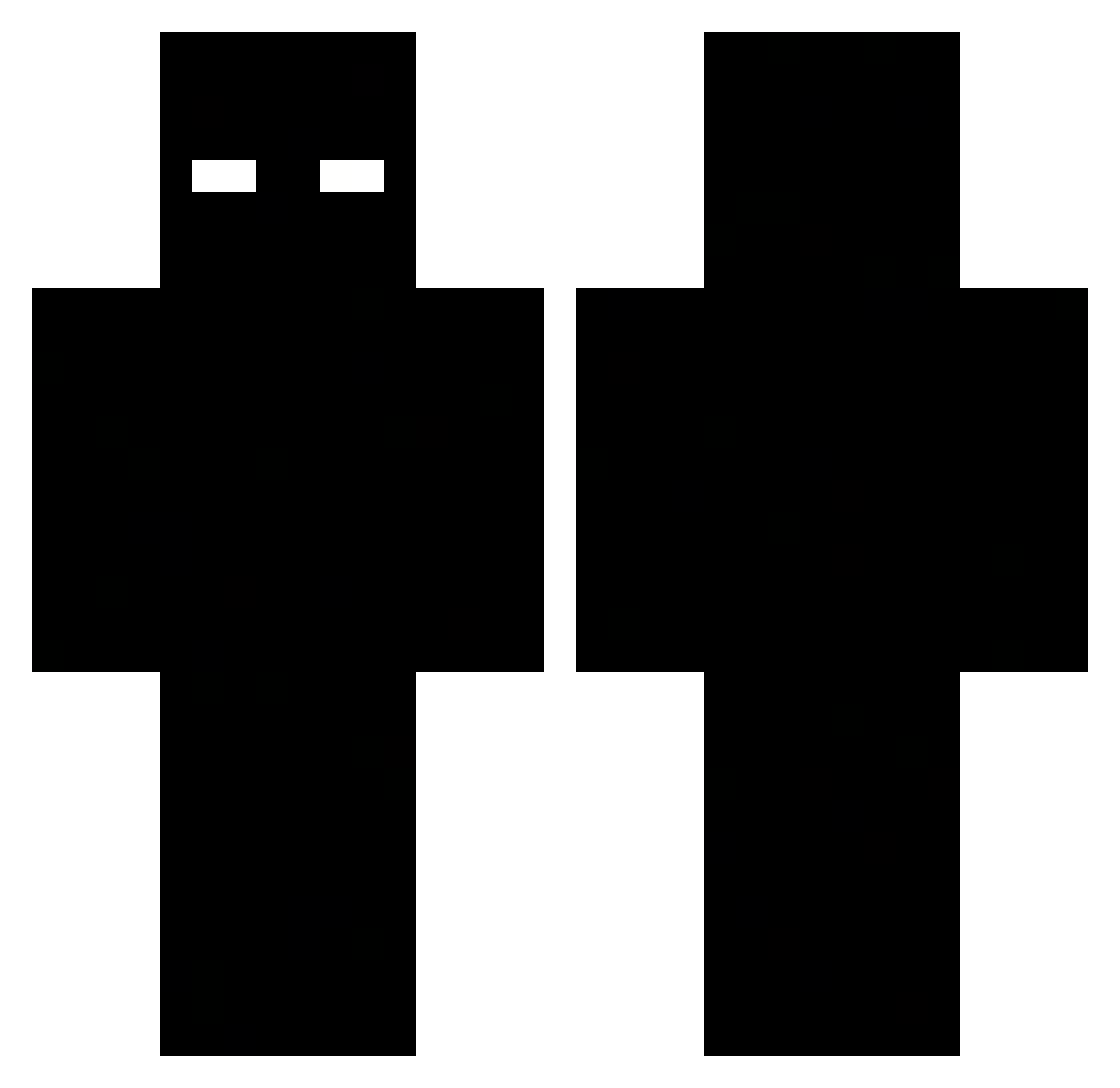 Phantom_2506 Minecraft skin, front and back view