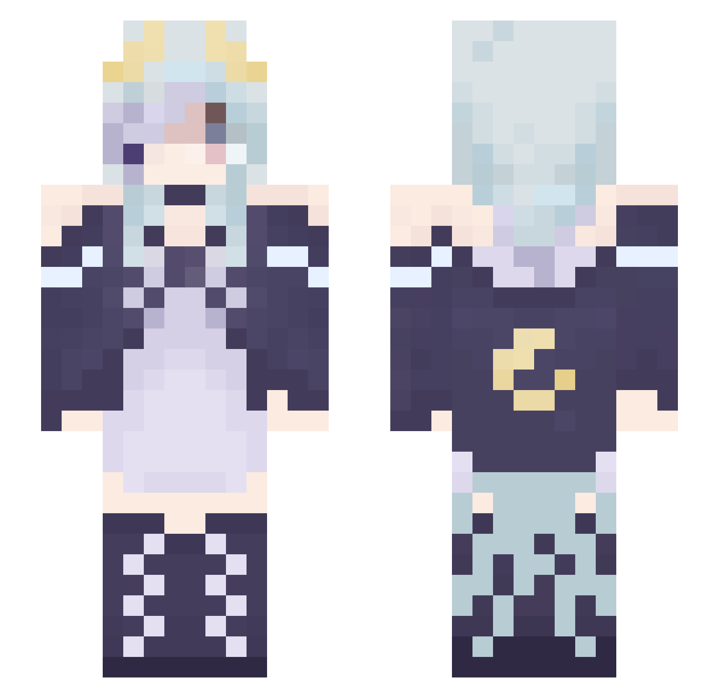kalopsiaannn Minecraft skin, front and back view