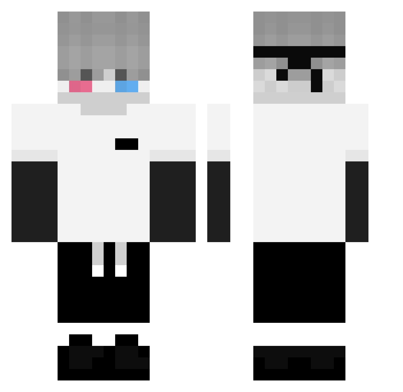CoolXD_ Minecraft skin, front and back view
