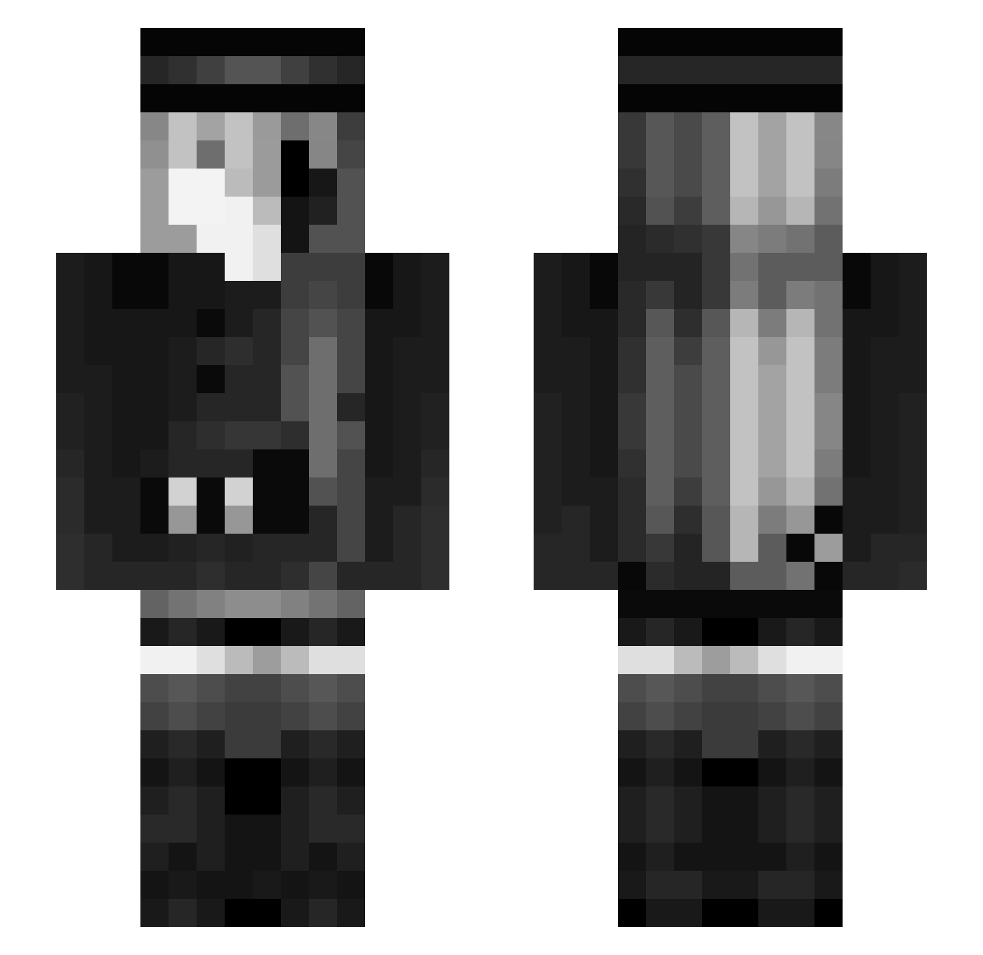 ej_da Minecraft skin, front and back view